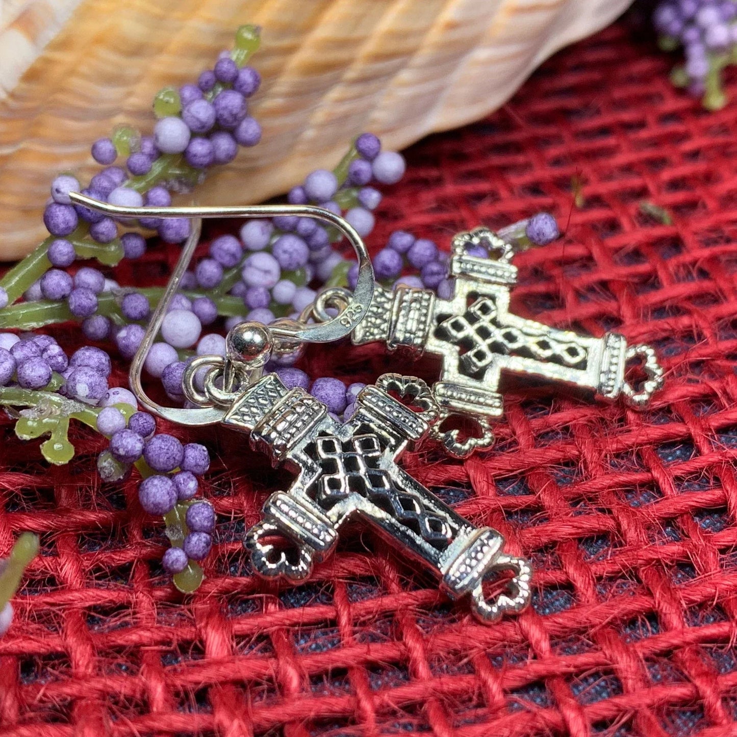 Celtic Cross Earrings