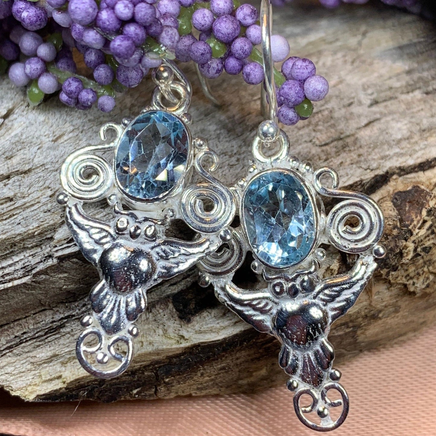 Summer Night Owl Earrings