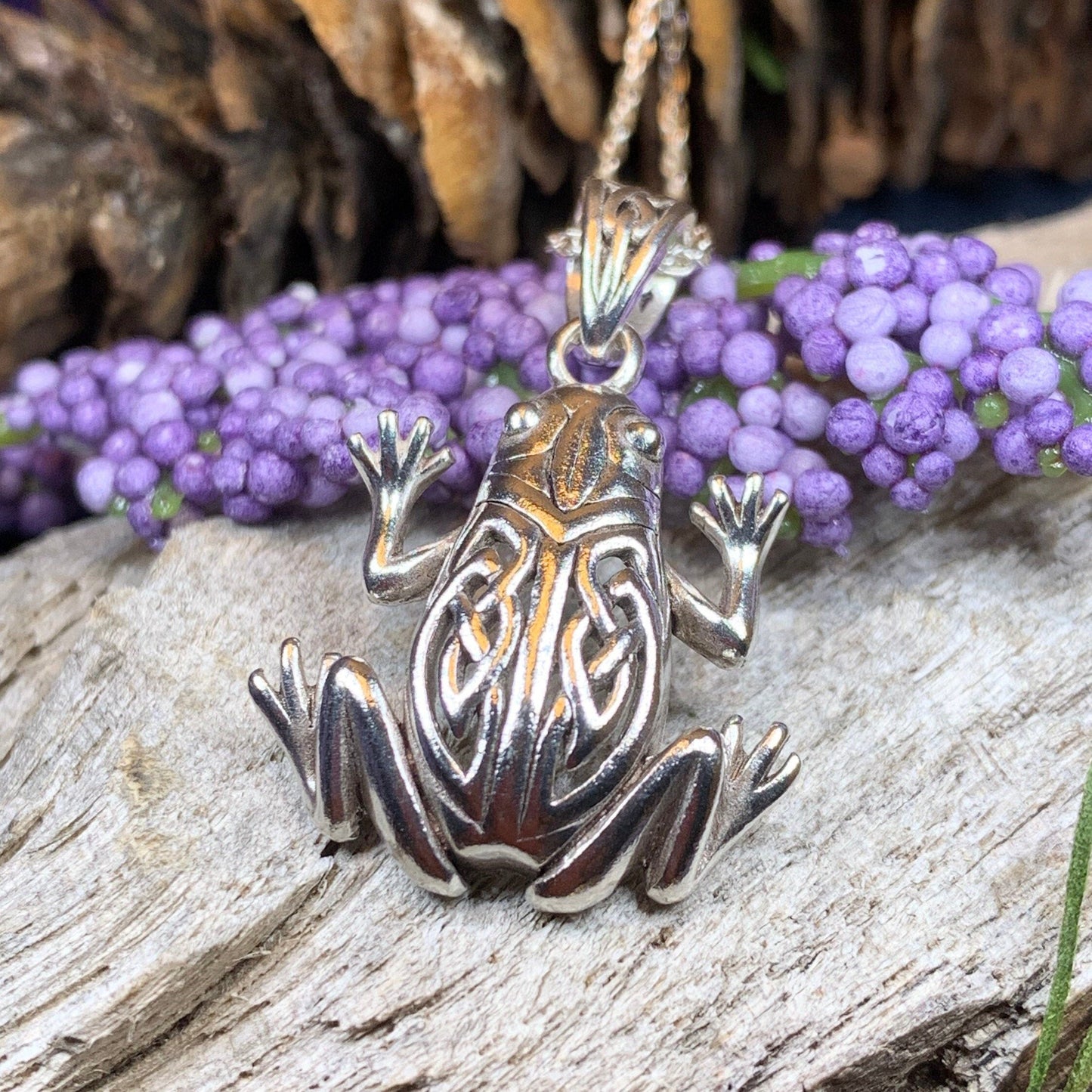 Celtic Frog Necklace