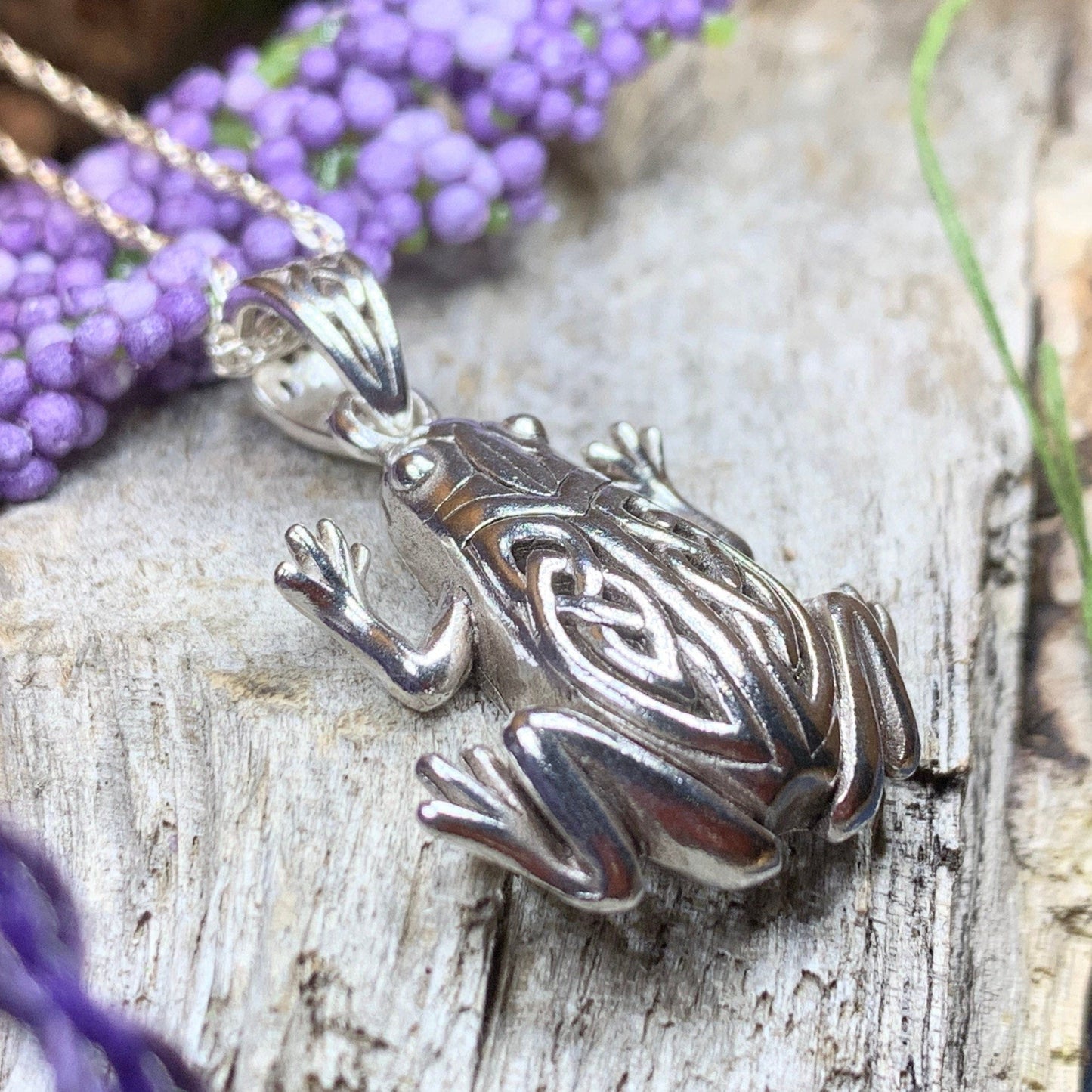 Celtic Frog Necklace