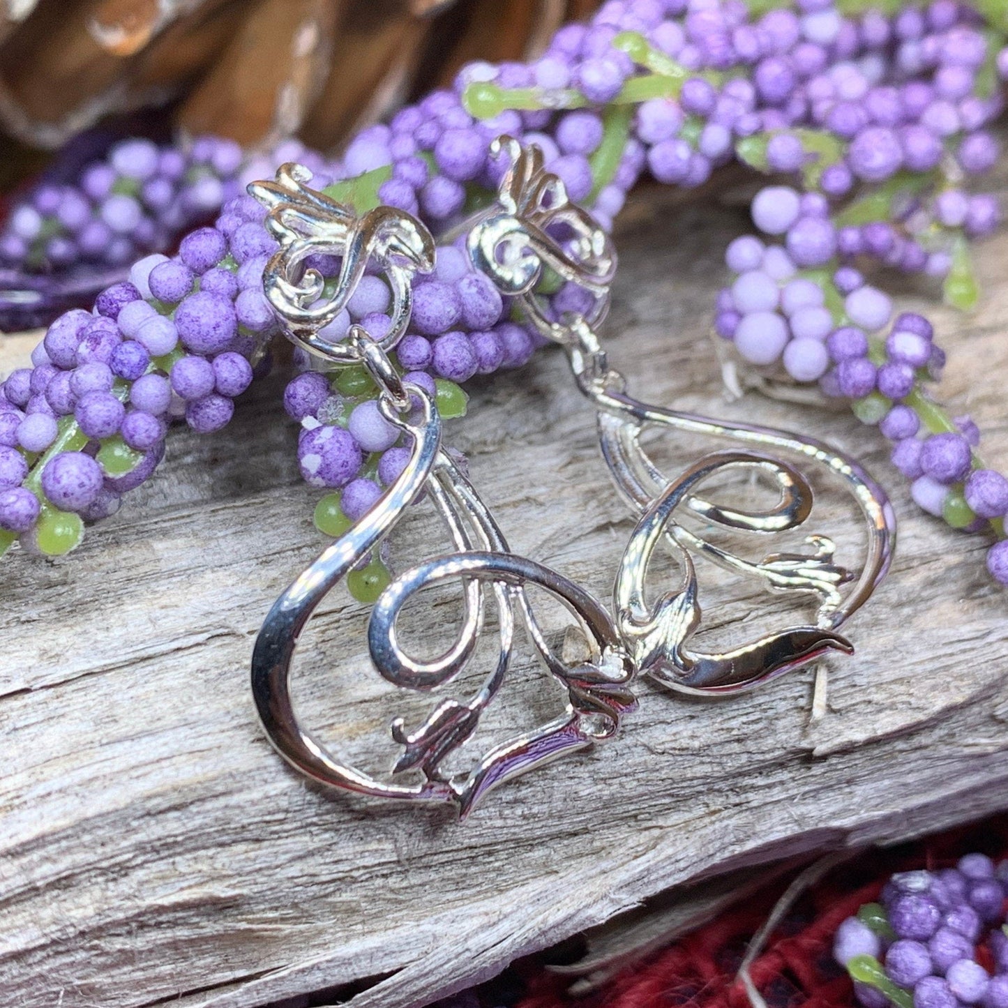 Bluebell Art Deco Earrings