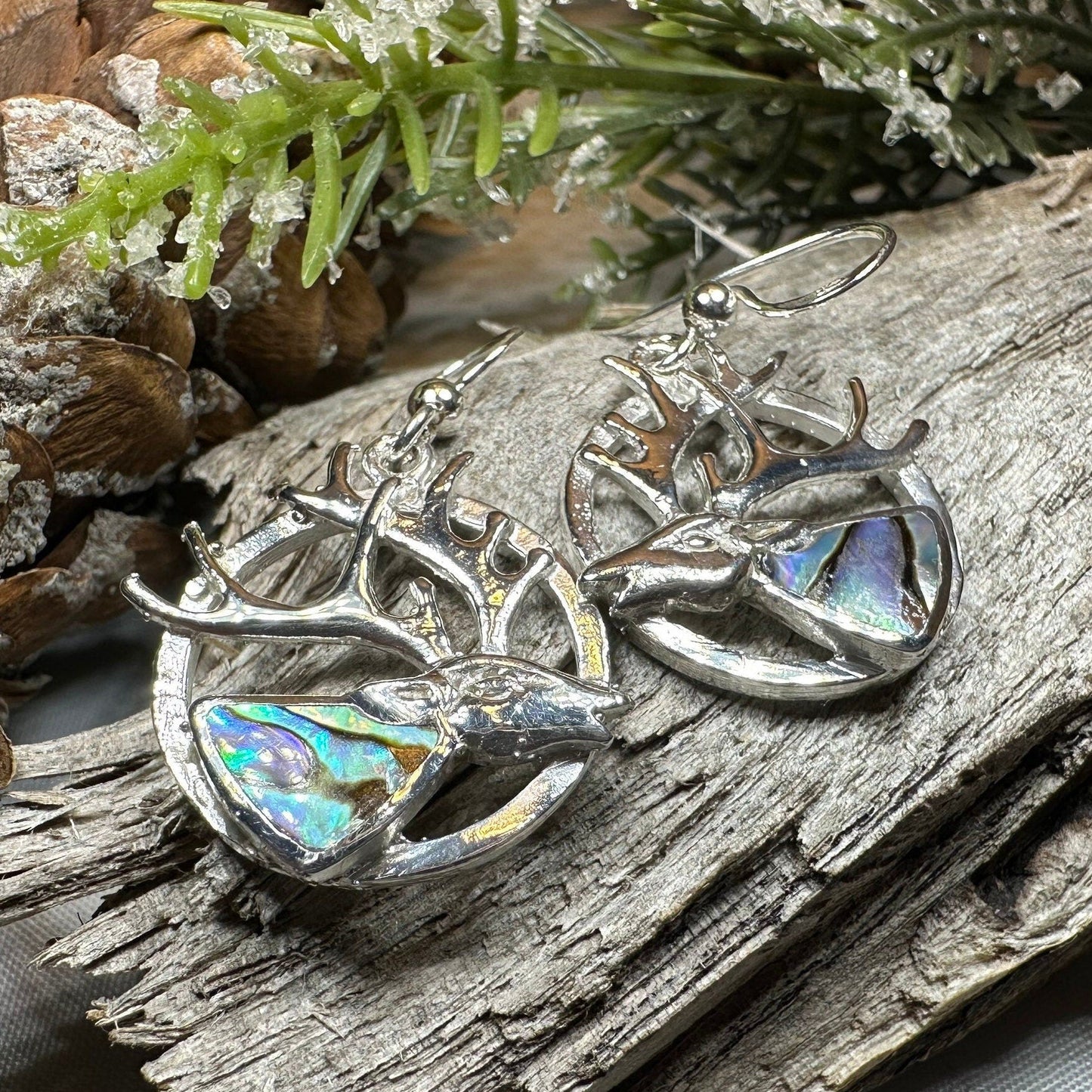 Stag of the Mist Earrings