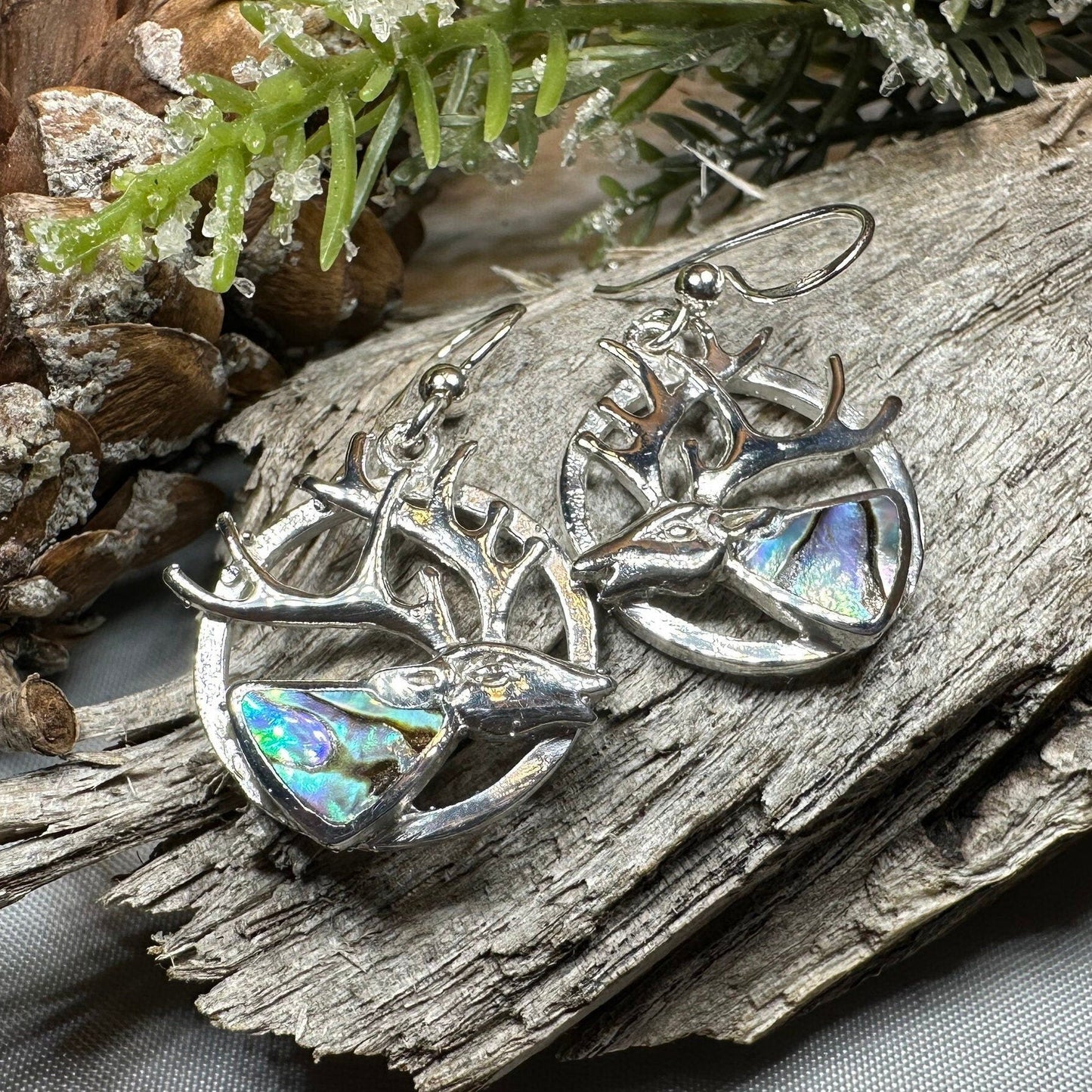 Stag of the Mist Earrings