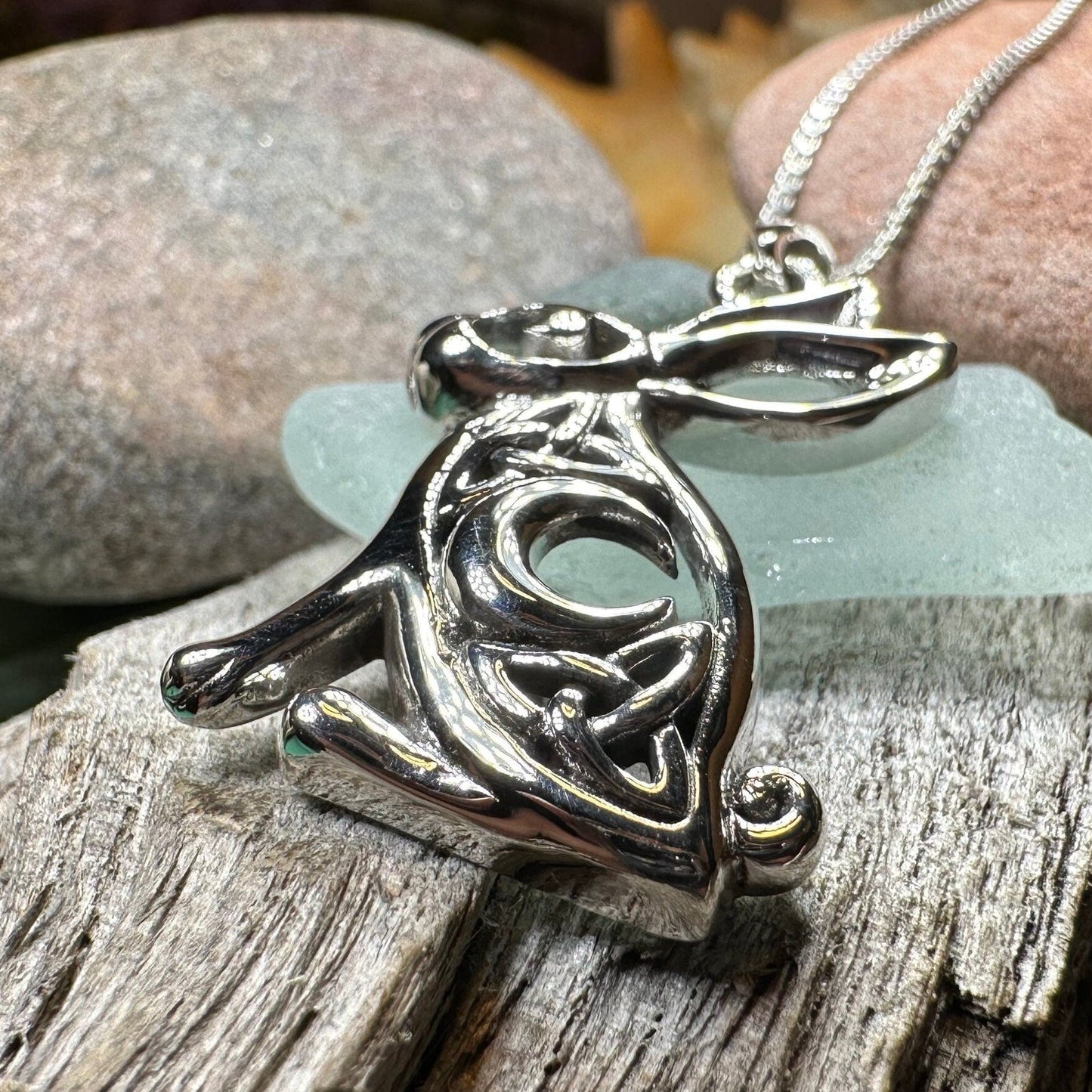 Silvana Rabbit Moon Necklace