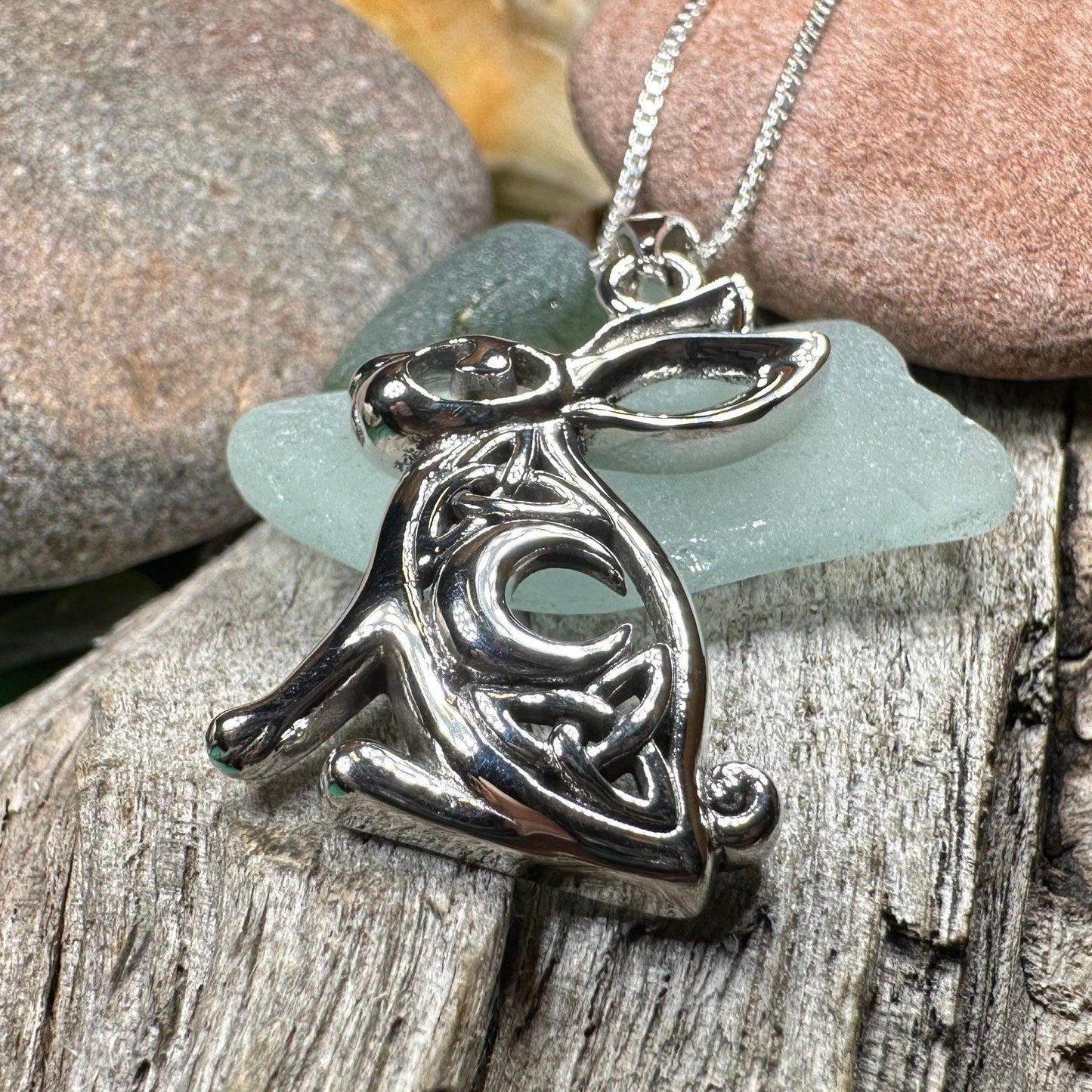 Silvana Rabbit Moon Necklace