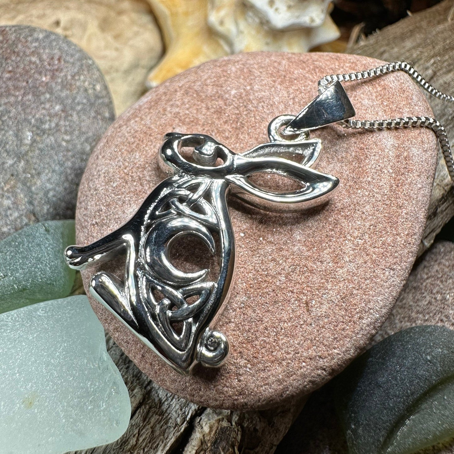Silvana Rabbit Moon Necklace