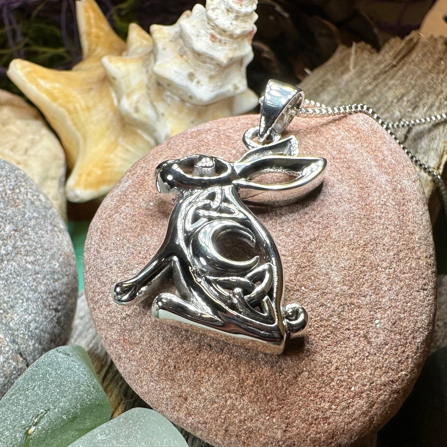 Silvana Rabbit Moon Necklace