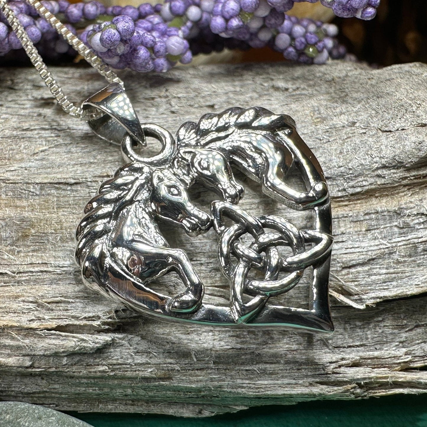 Cheval Celtic Horse Necklace