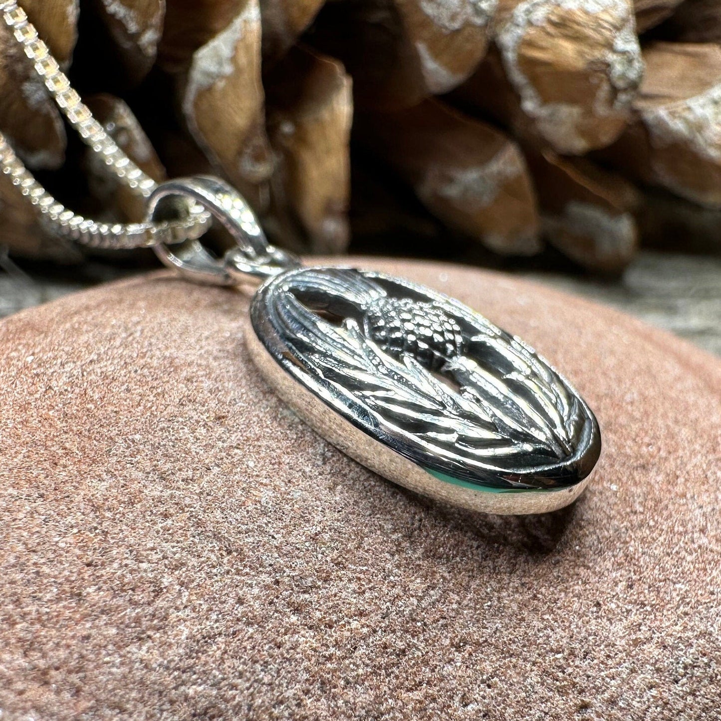 Simplicity Thistle Necklace