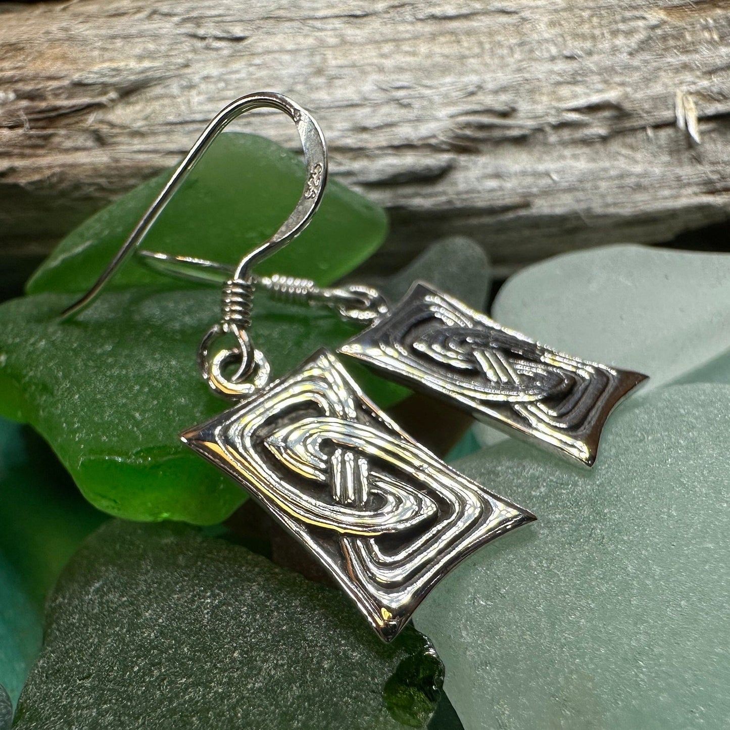 Silvergael Celtic Knot Earrings