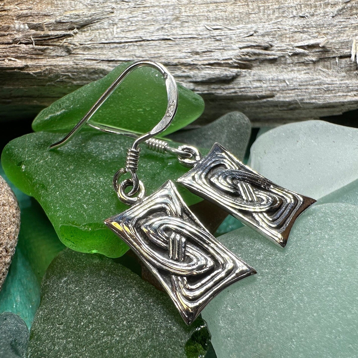 Silvergael Celtic Knot Earrings