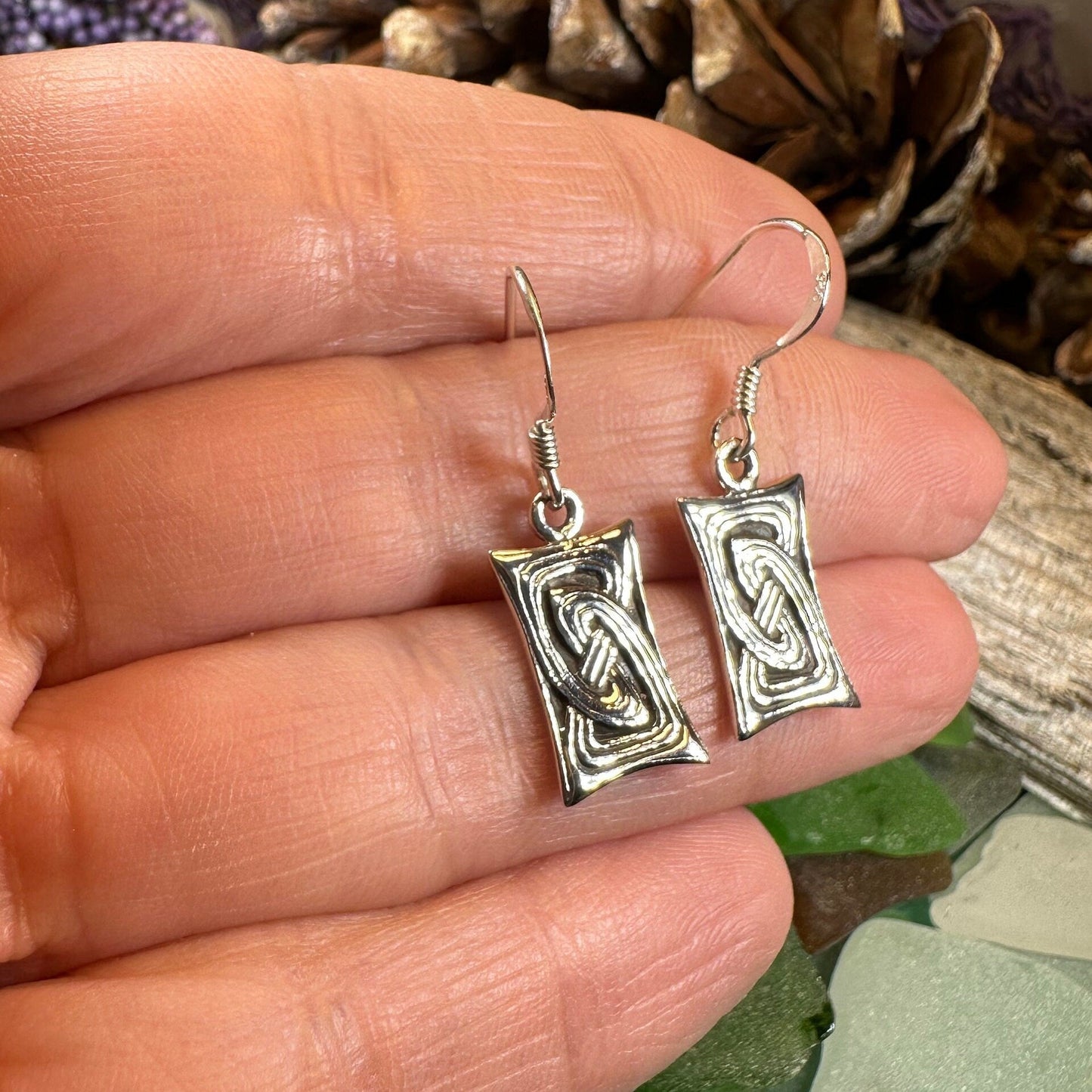 Silvergael Celtic Knot Earrings
