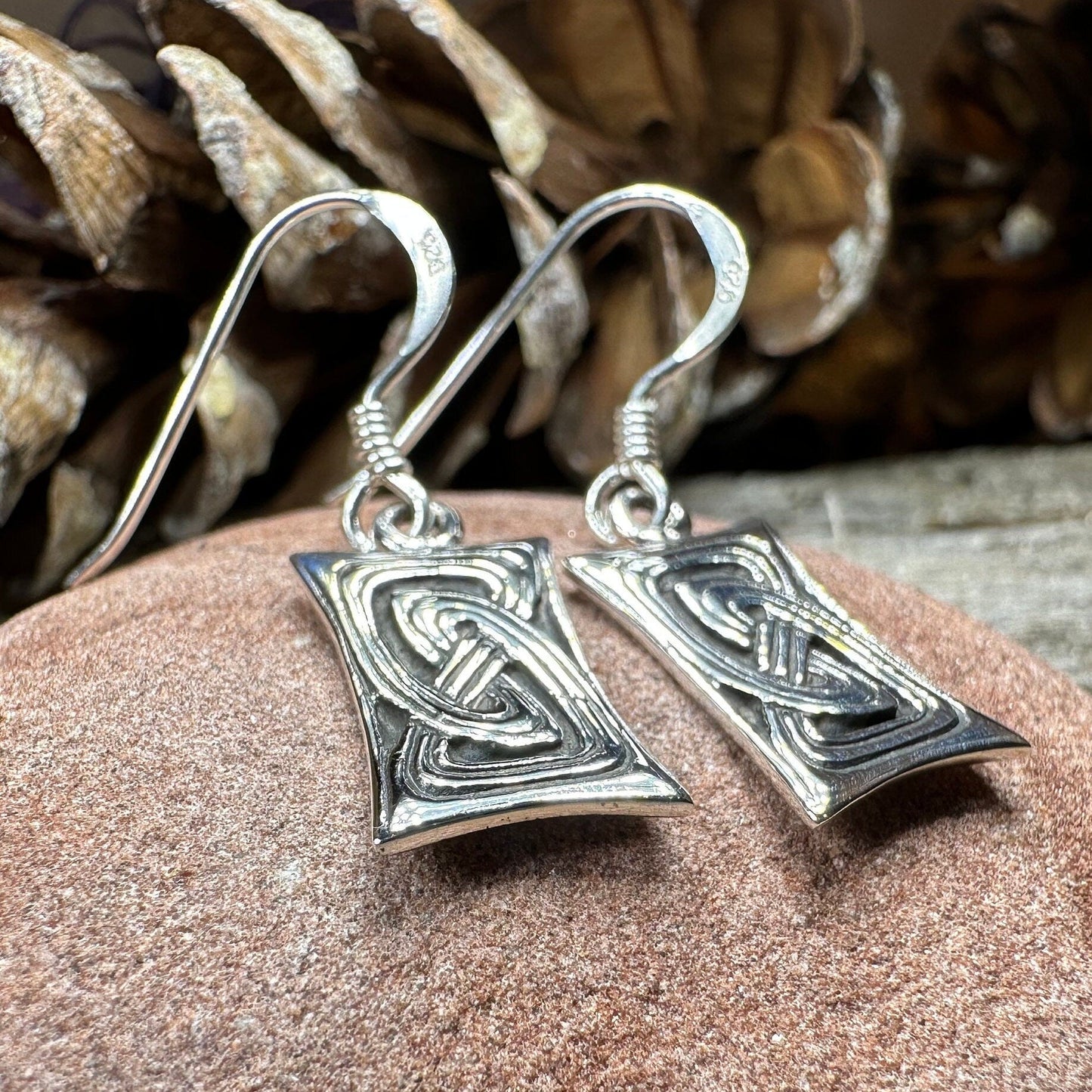 Silvergael Celtic Knot Earrings