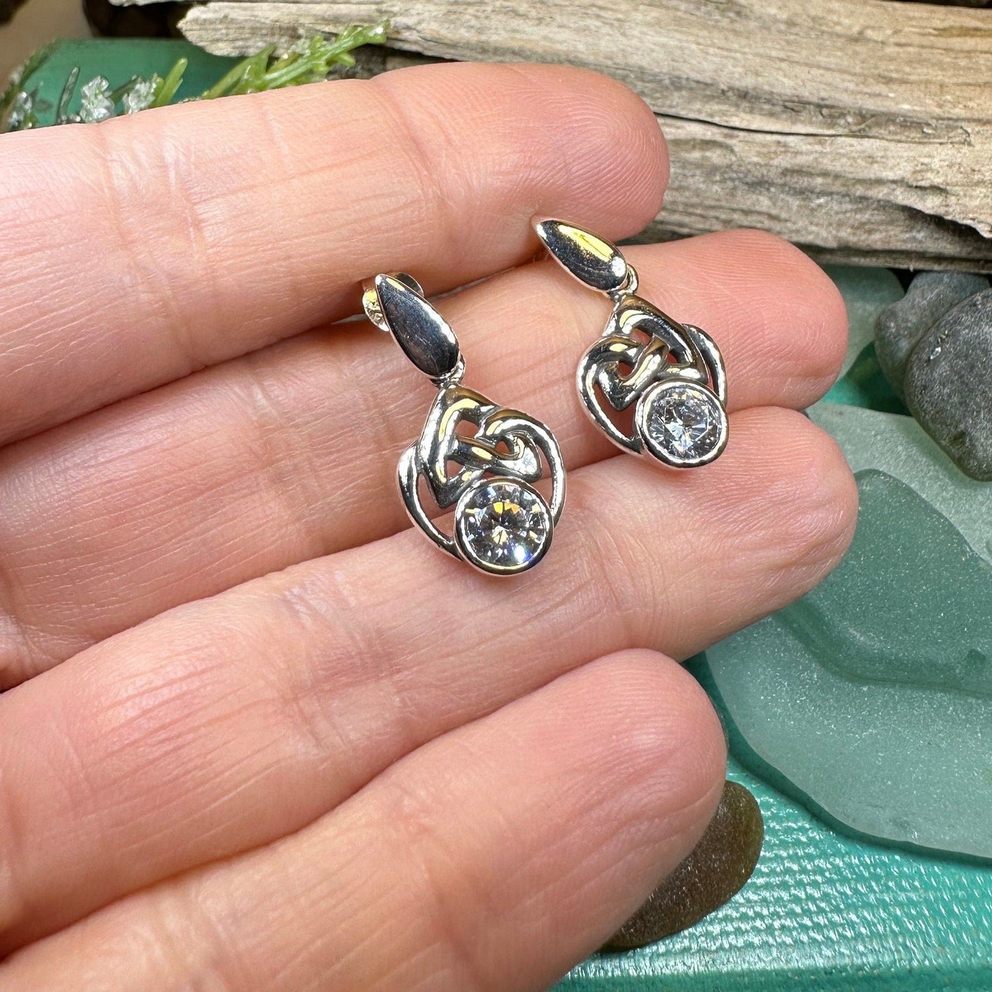 Kellei Celtic Knot Post Earrings