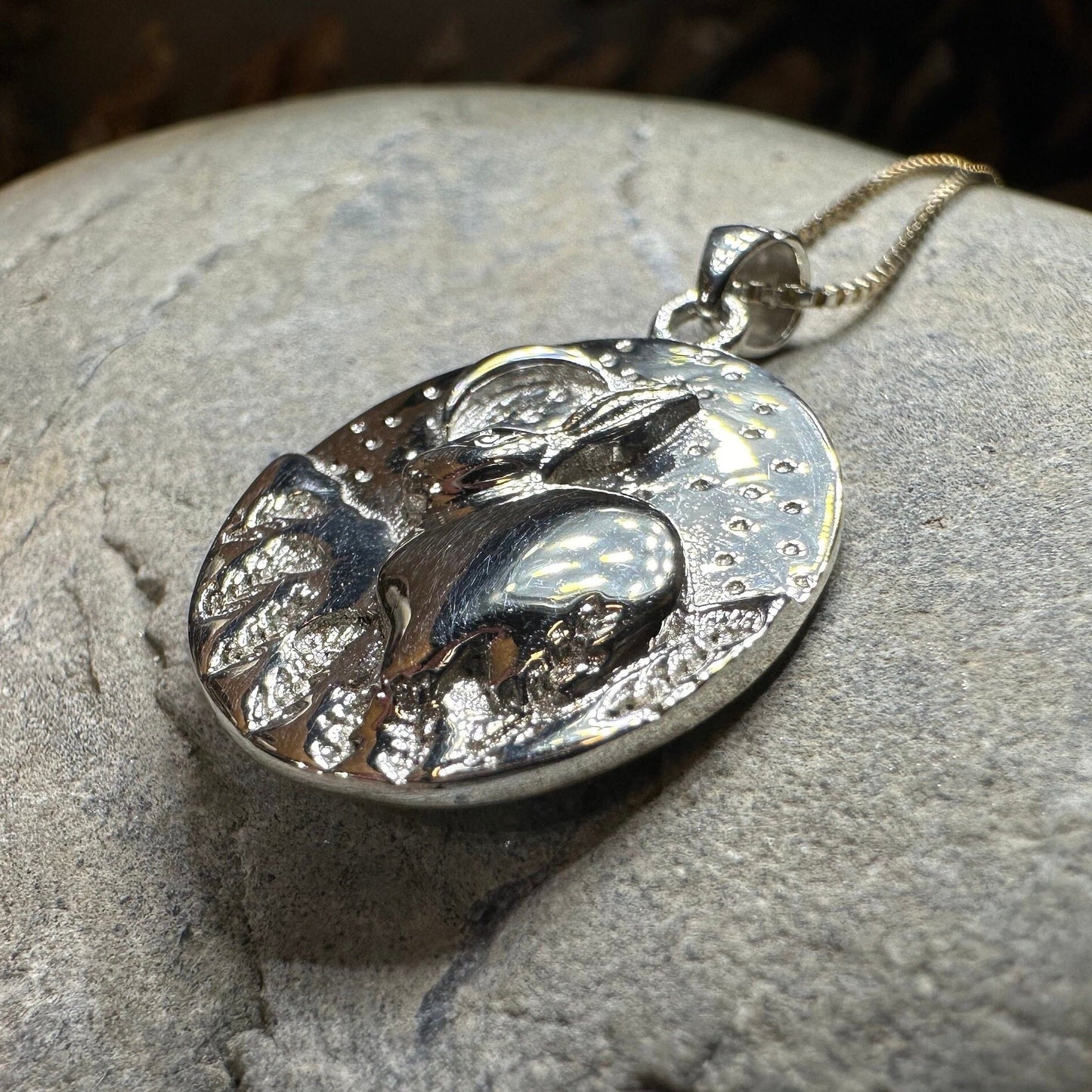 Night Sky Rabbit Necklace