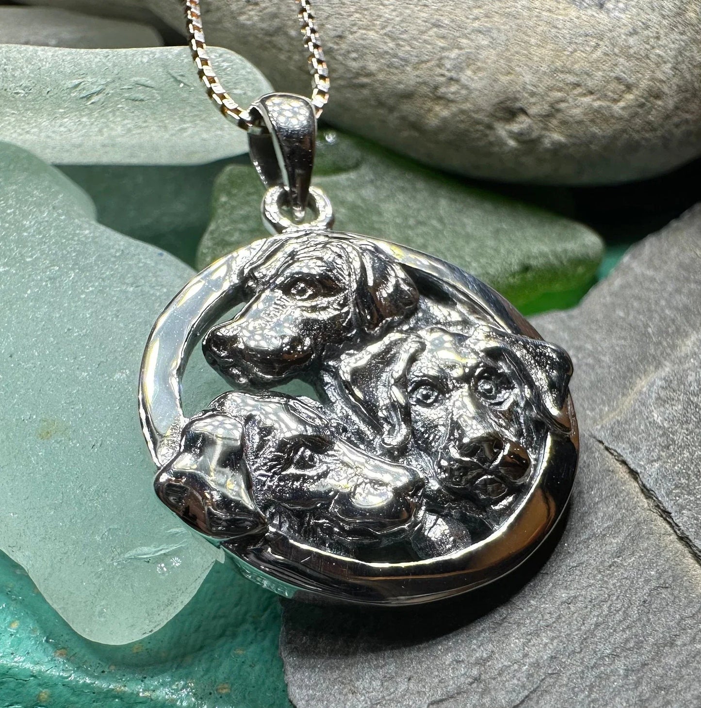 Lab Love Labrador Retriever Dog Necklace