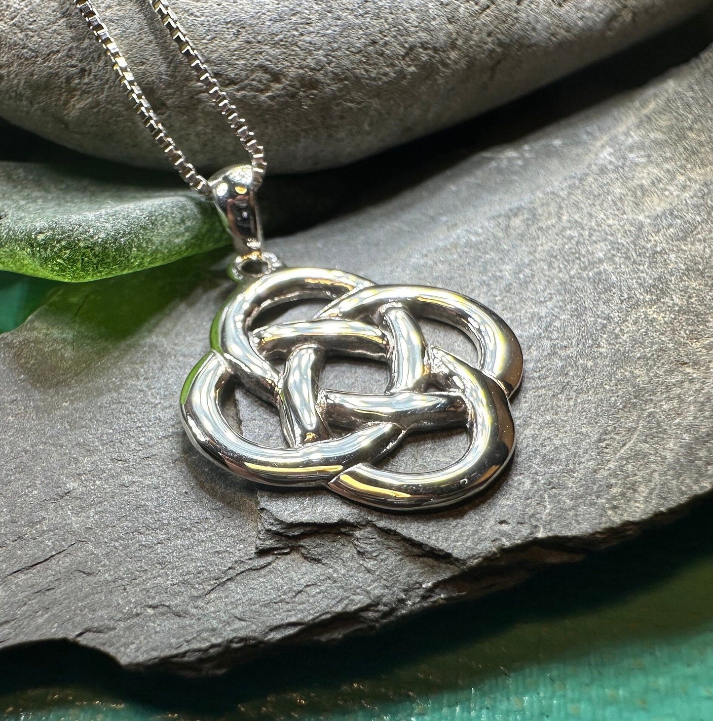 Celtic Strength Dara Knot Necklace