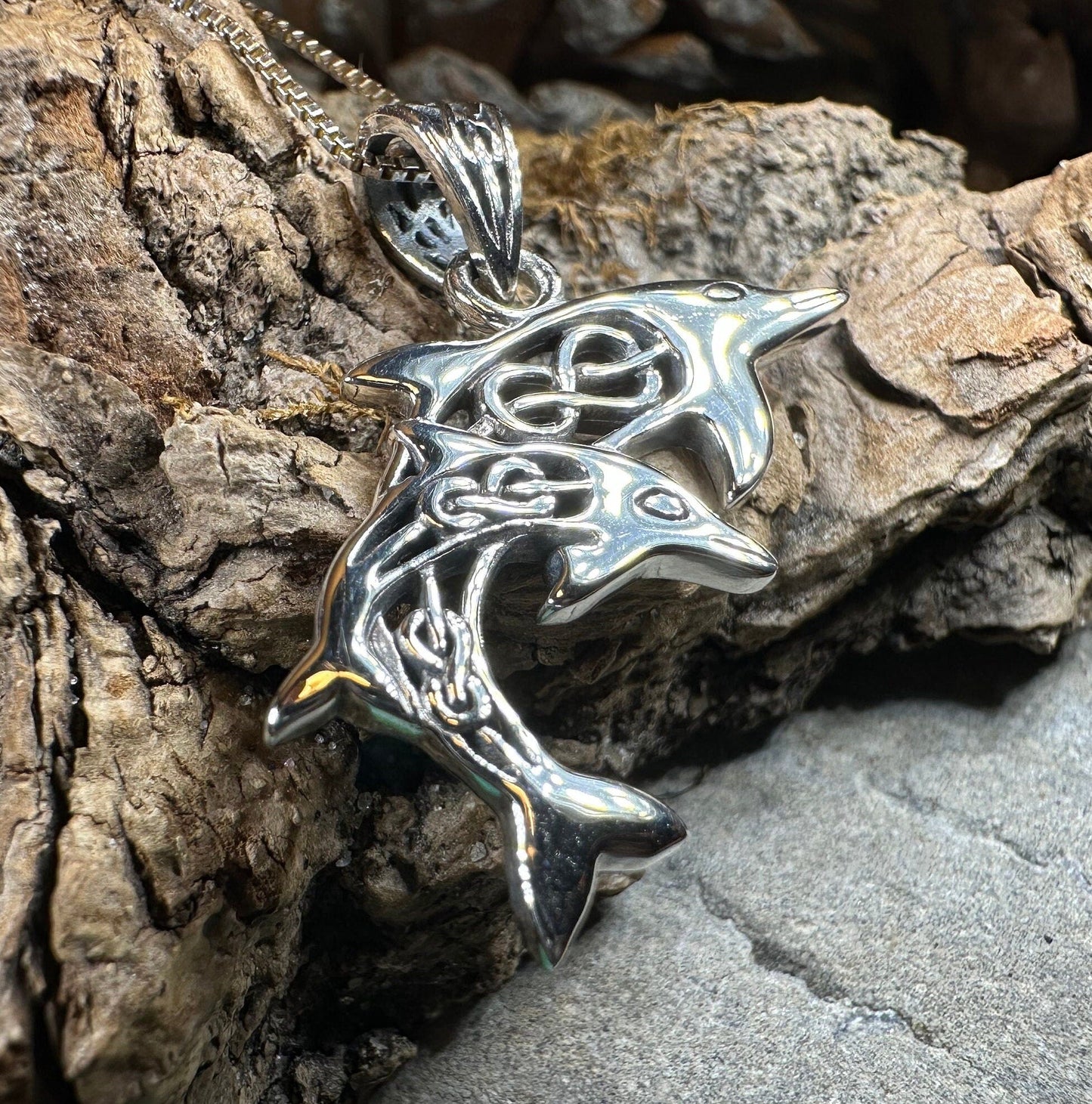 Unity Celtic Dolphin Necklace