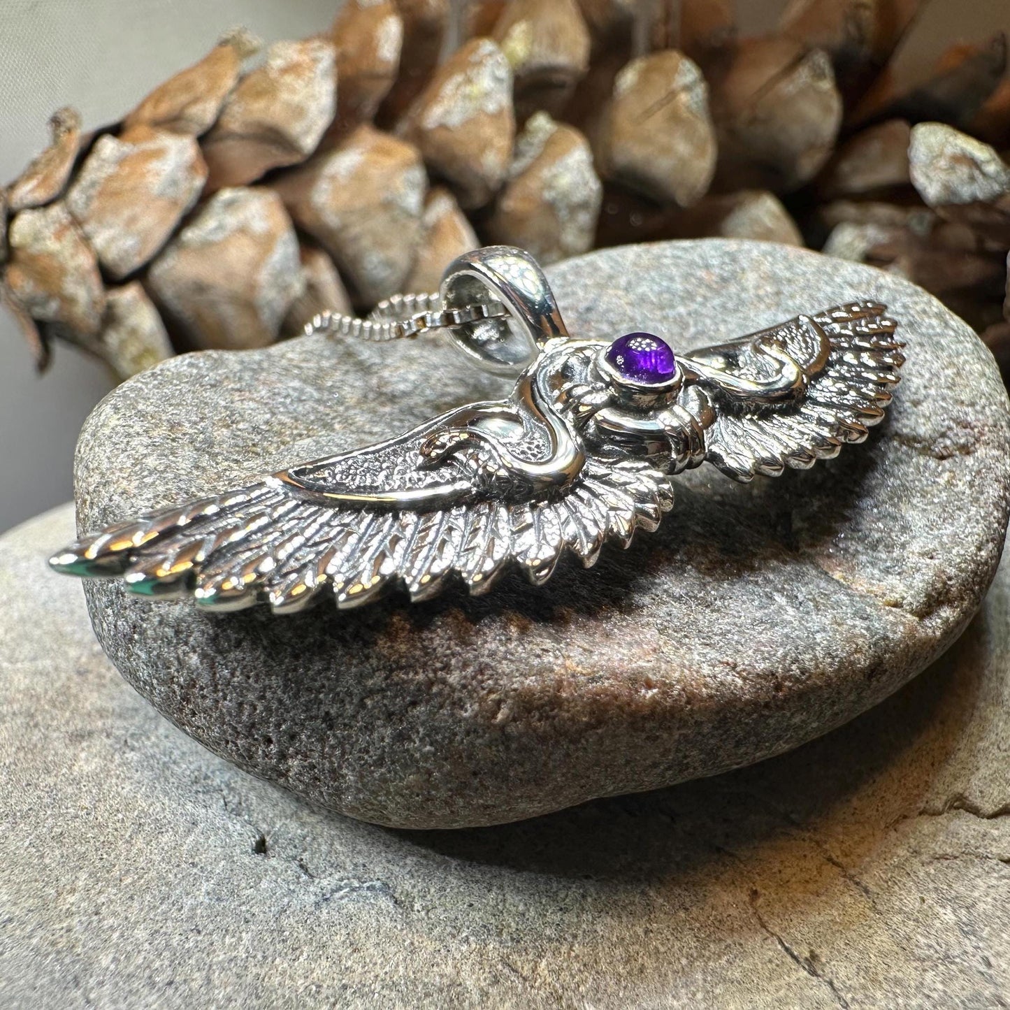 Winged Sun Egyptian Pendant
