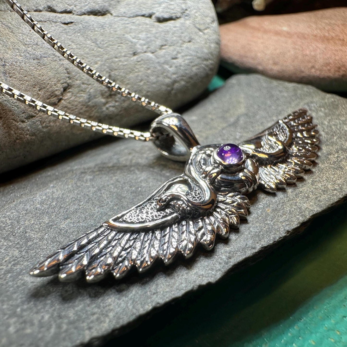 Winged Sun Egyptian Pendant