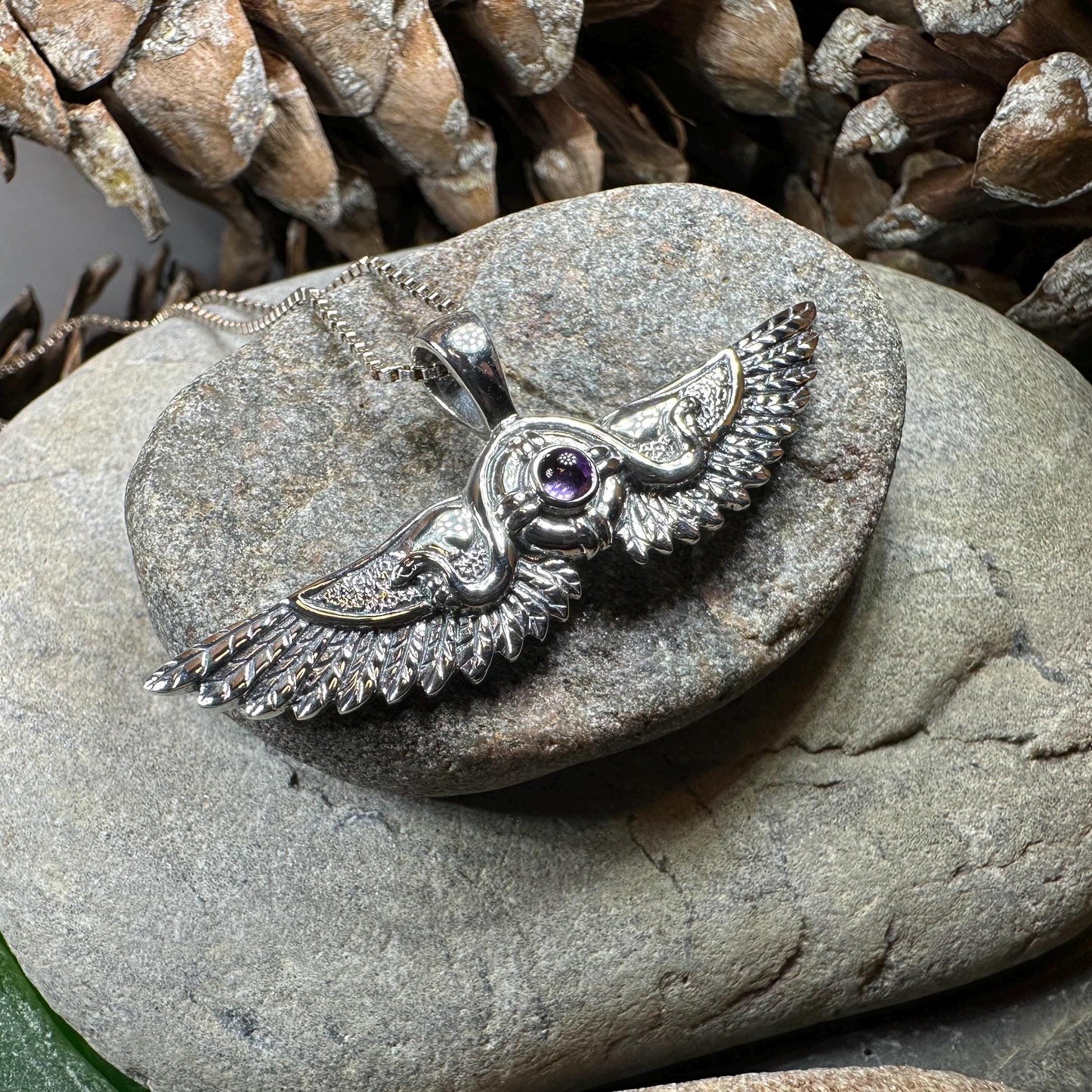 Winged Sun Egyptian Pendant