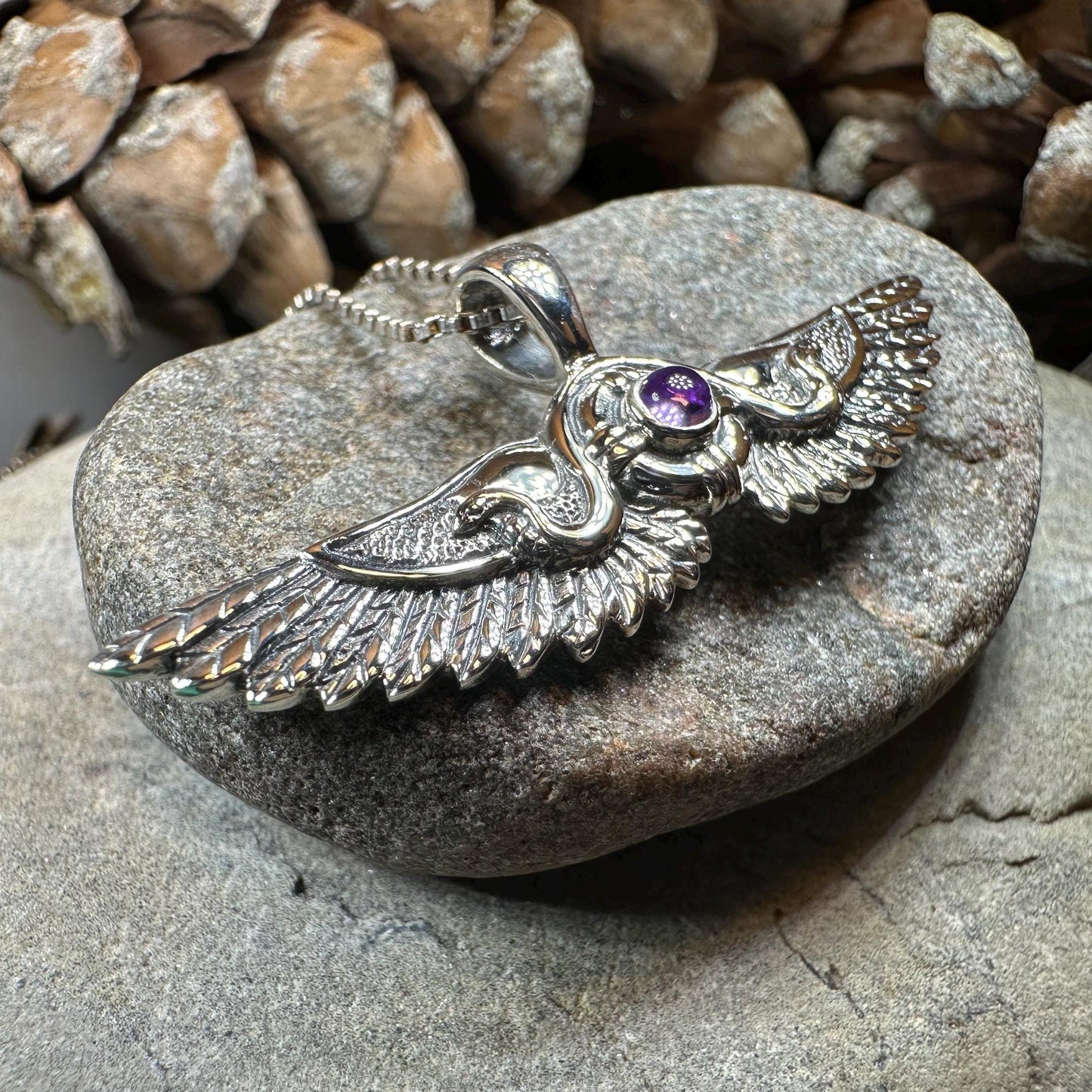 Winged Sun Egyptian Pendant