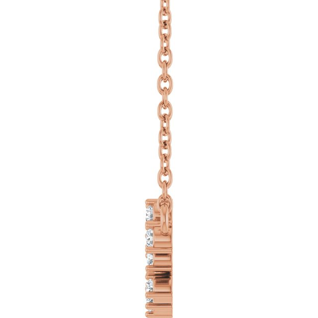 14K Yellow .03 CTW Natural Diamond Mama Bear 18" Necklace (Copy)