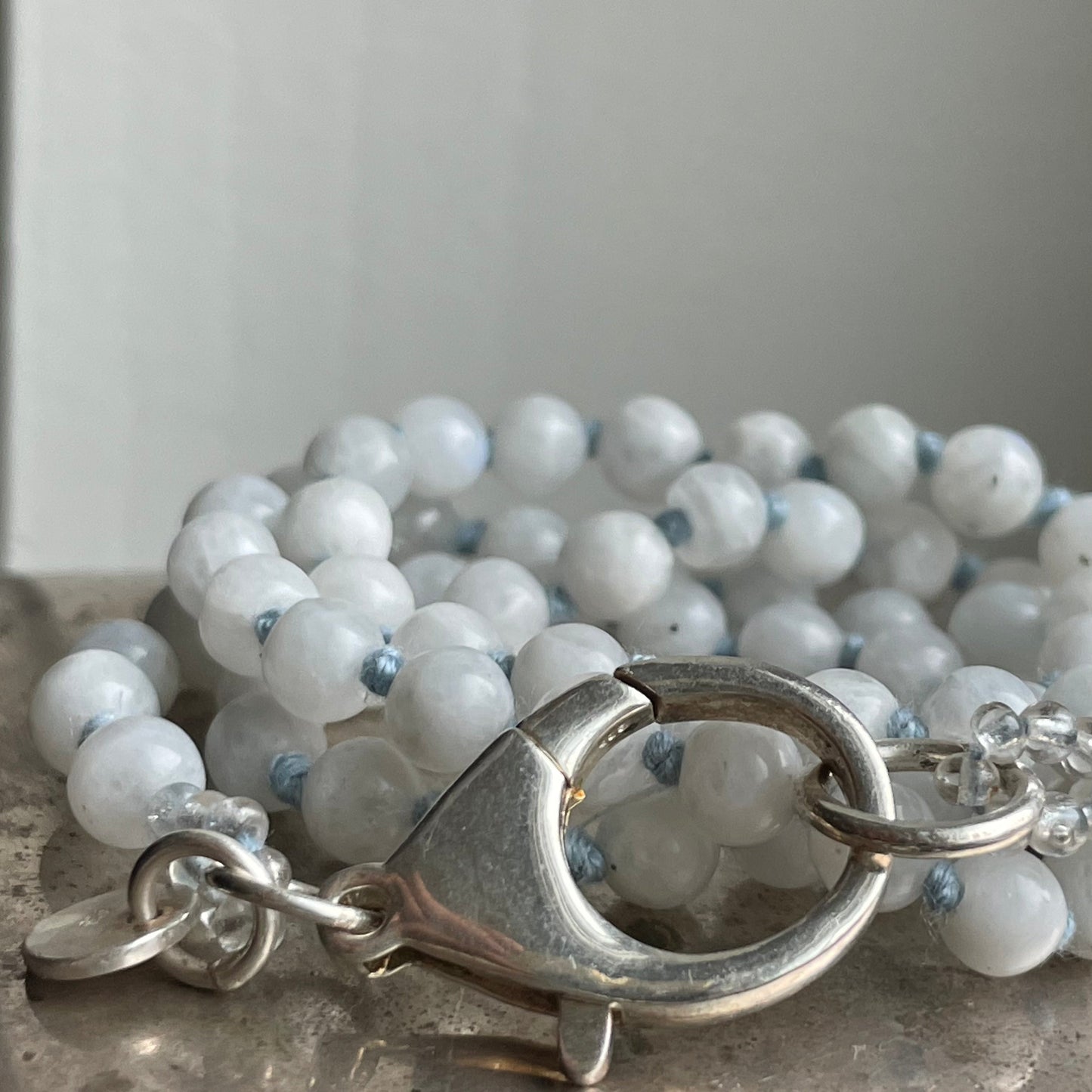 Rainbow Moonstone Medium + Clasp