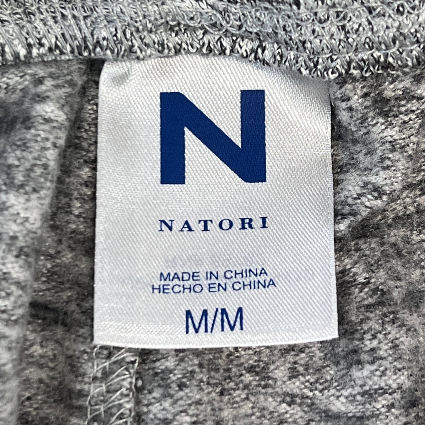 NATORI Soft Stretch Knit Lounge Pant Ankle Length Women's Sz M Heather Grey NC7208Y (New)