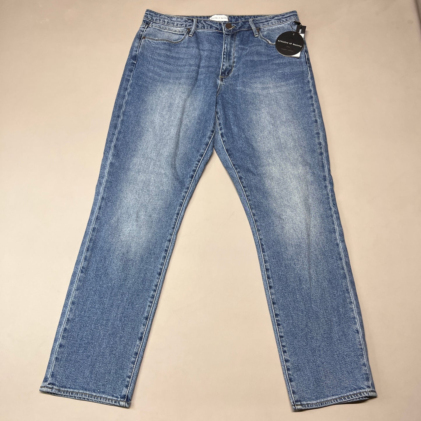 ARTICLES OF SOCIETY OMAO High Rise Denim Jeans Women's Sz 31 Blue 4009TQ3-716 (New)