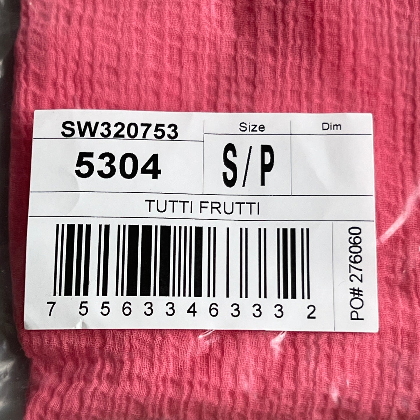 TOMMY BAHAMA Women's Lana Bay Gauze Top 3/4 Sleeve Tutti Frutti Size S (New)
