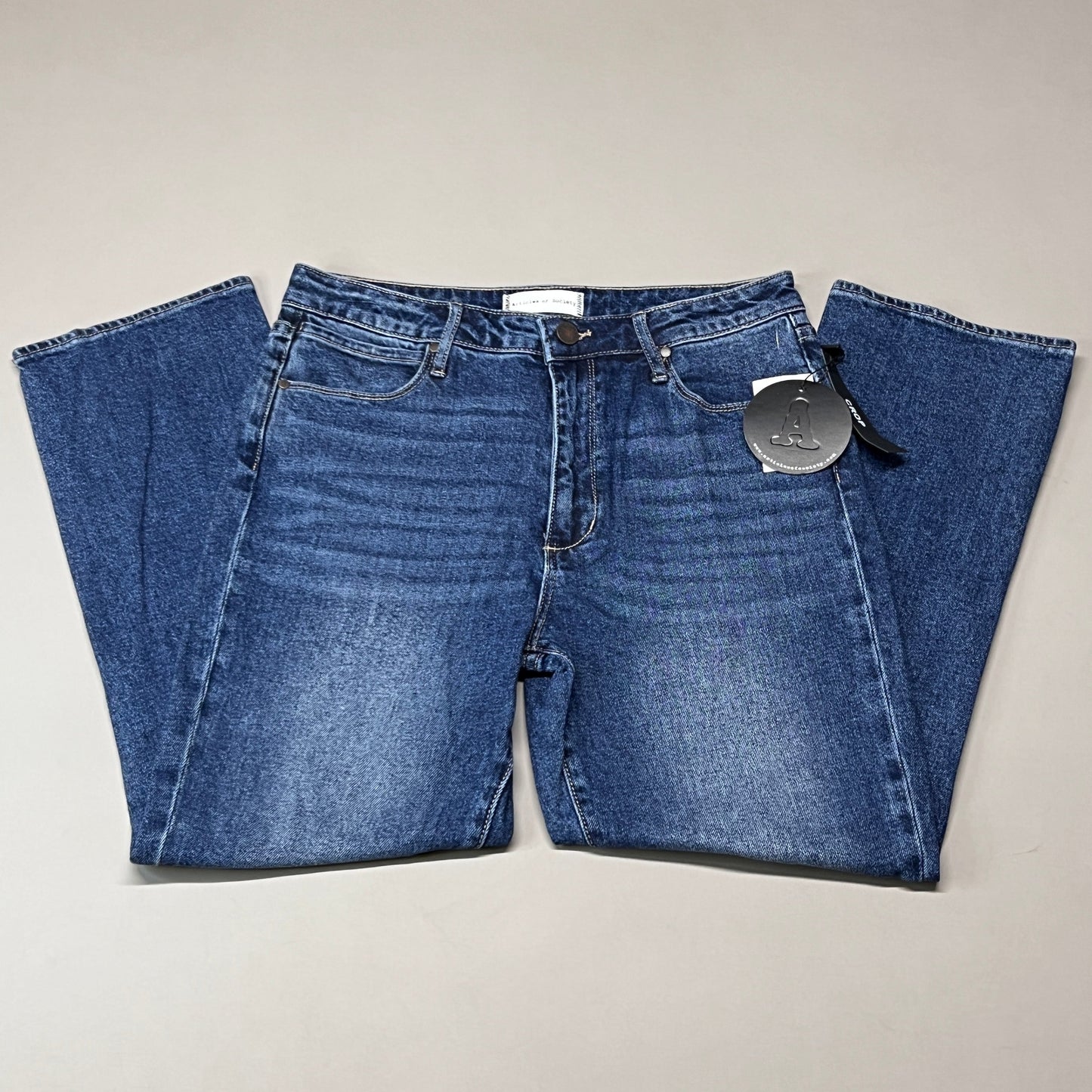 ARTICLES OF SOCIETY Ewa Beach Denim Jeans Women's Sz 27 Blue 4810TQ3-718 (New)