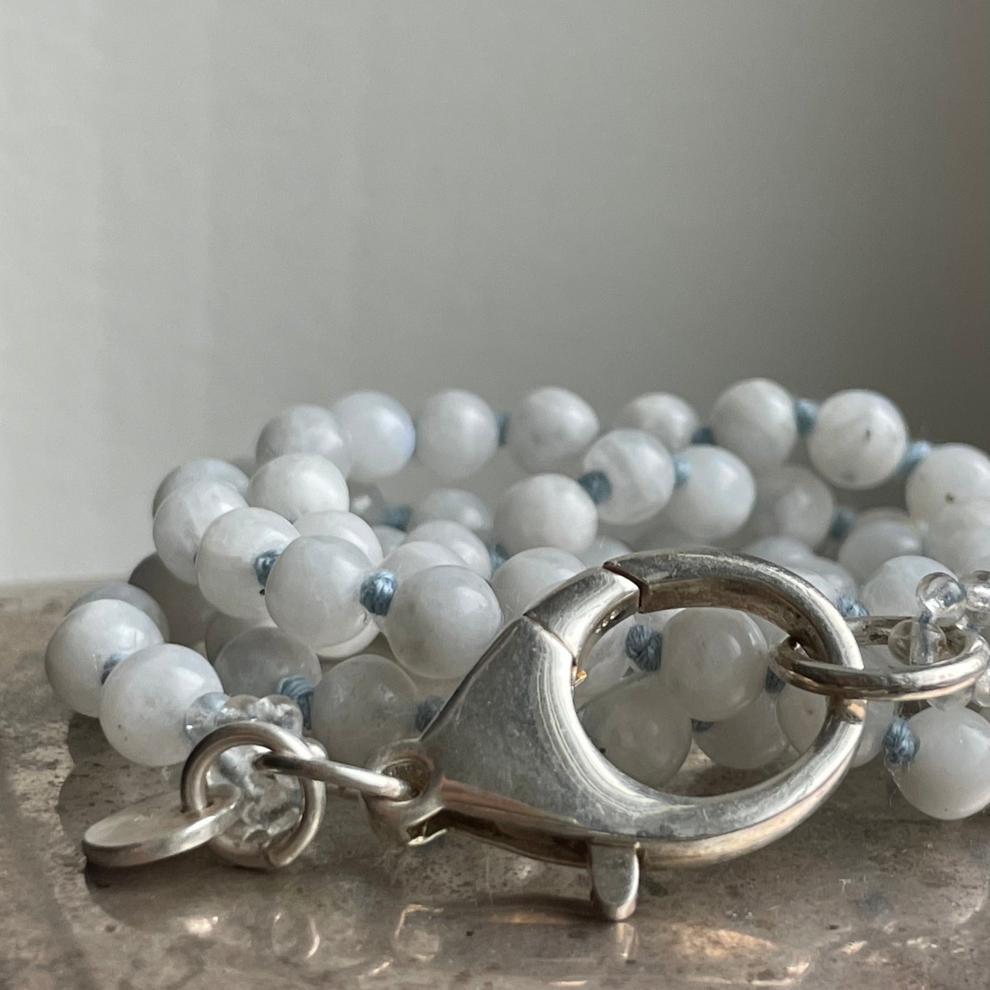 Rainbow Moonstone Medium + Clasp