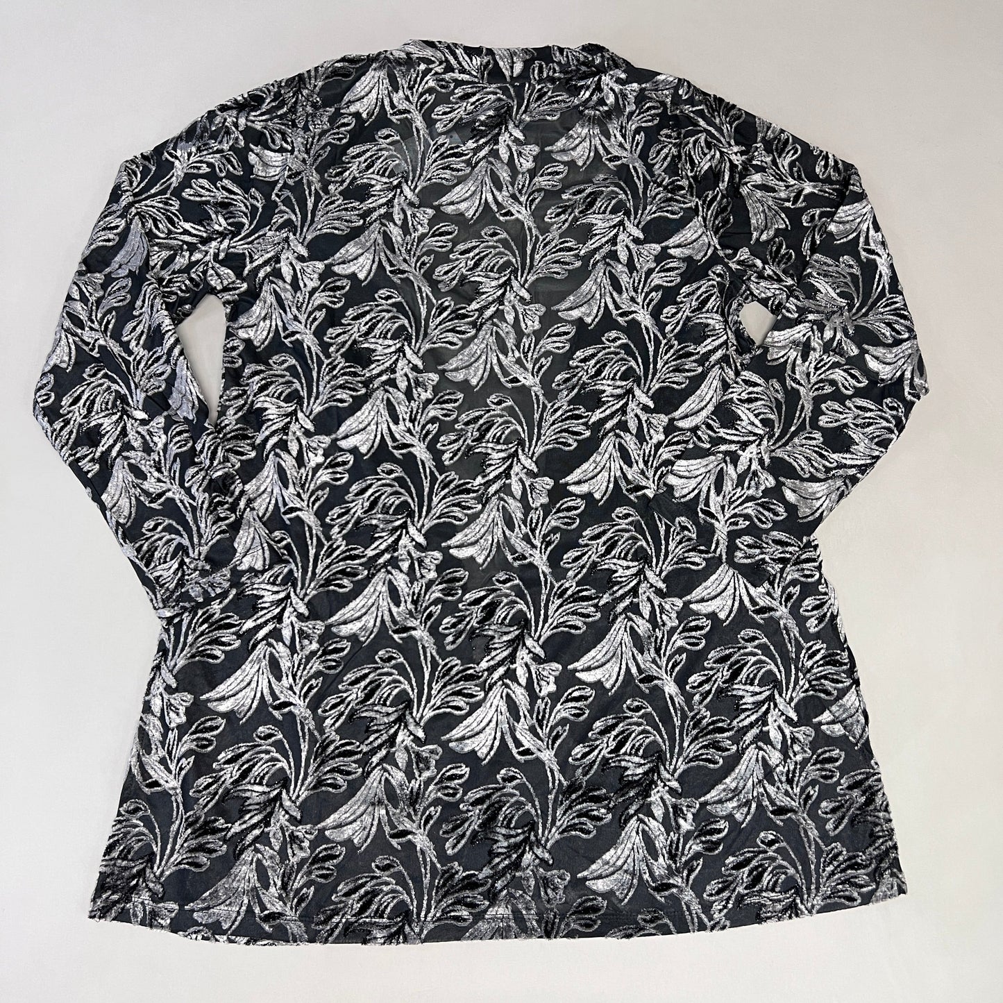 SUSAN GRAVER Knit Cardigan & Tank Set Women's Sz XL Grey / Black A384258F19670 (New)