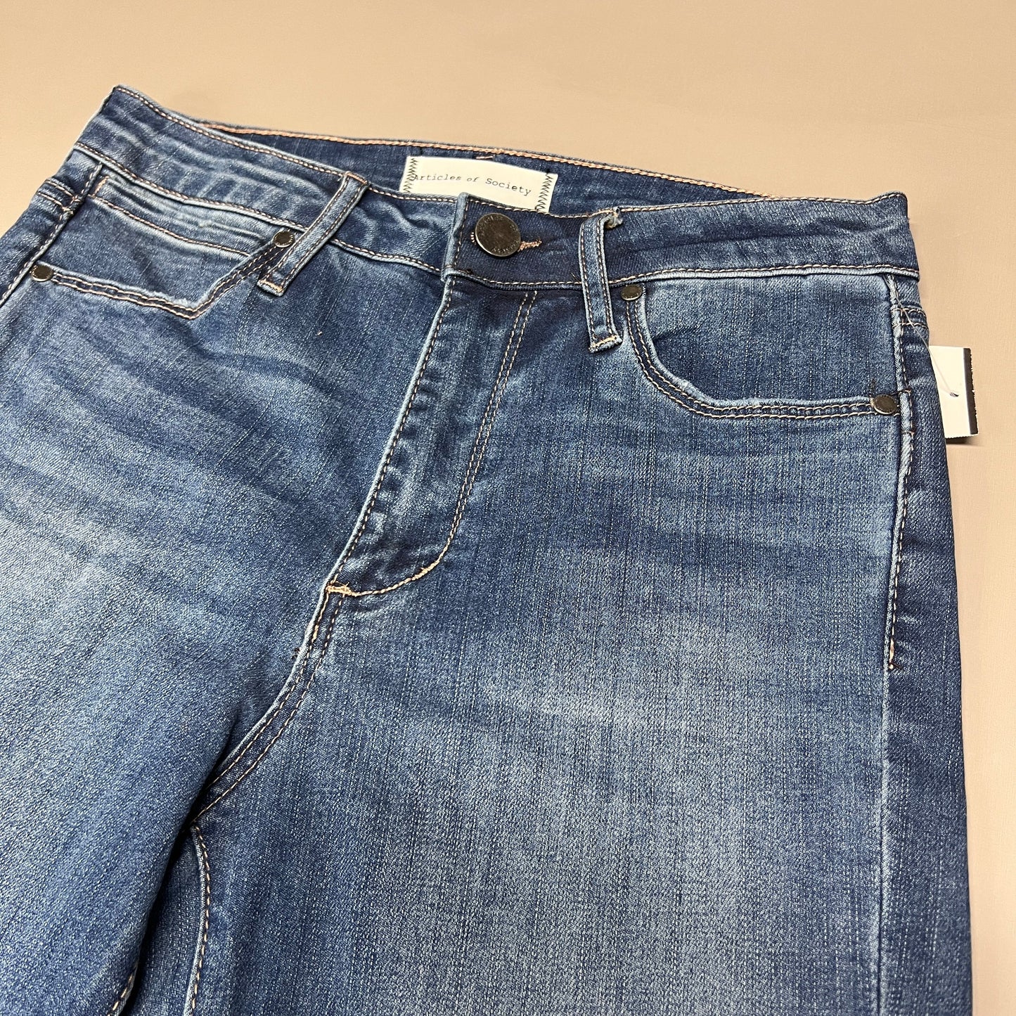 ARTICLES OF SOCIETY Pearl City Denim Jeans Women's Sz 25 Blue 4018PLV-712 (New)