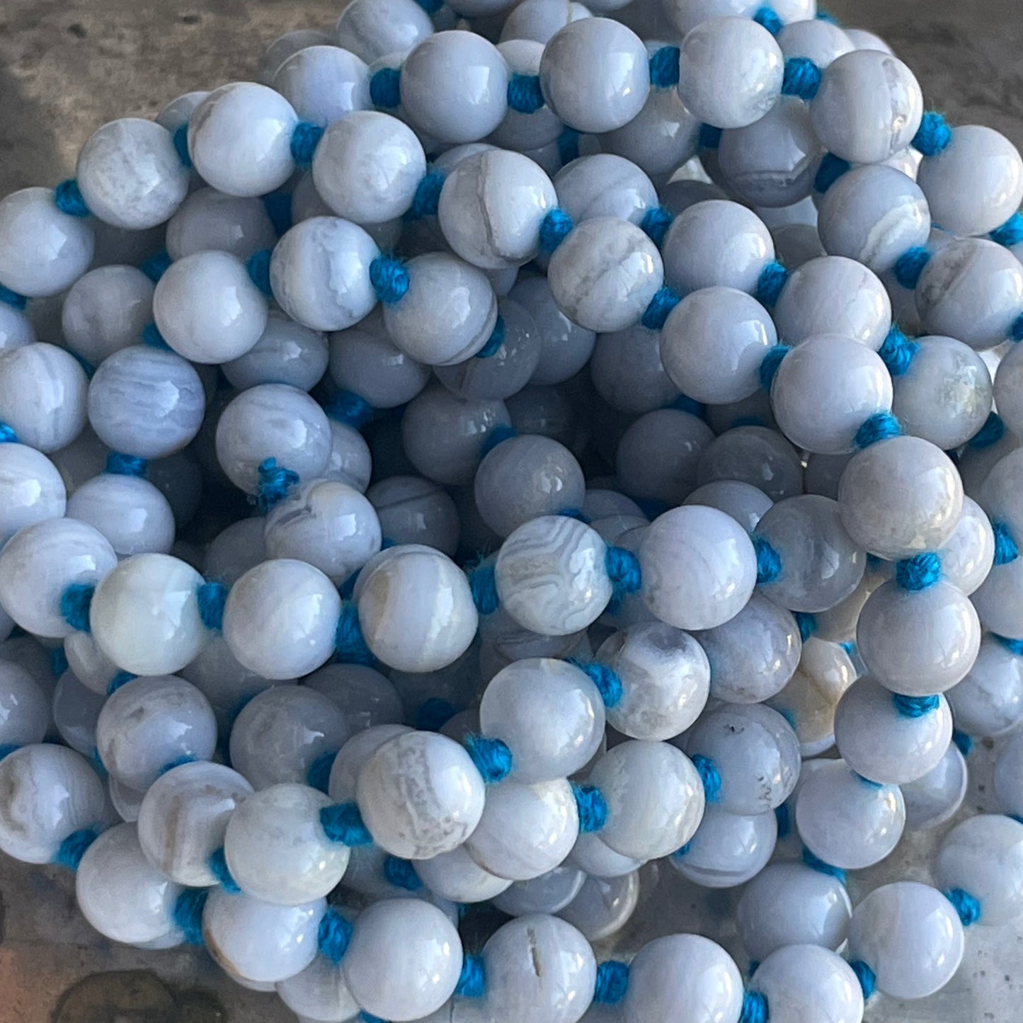 Blue Lace Agate Long