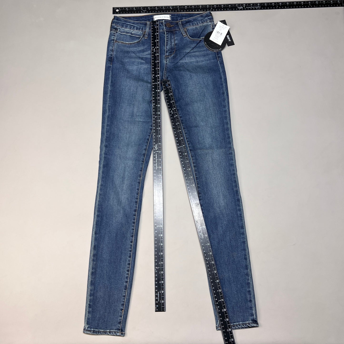 ARTICLES OF SOCIETY Aiea Denim Jeans Women's Sz 25 Blue 5352PLV-701 (New)
