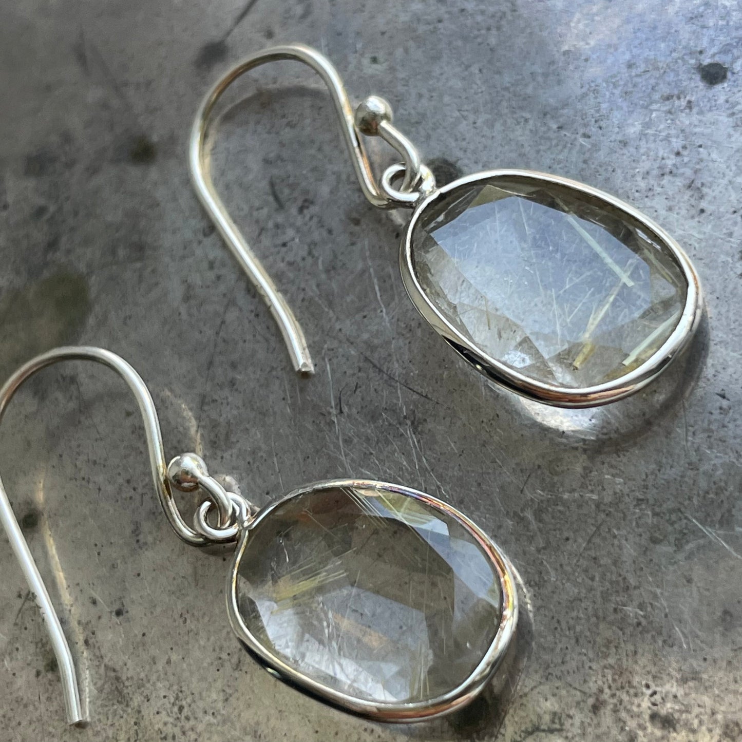 Golden Rutile Danglers