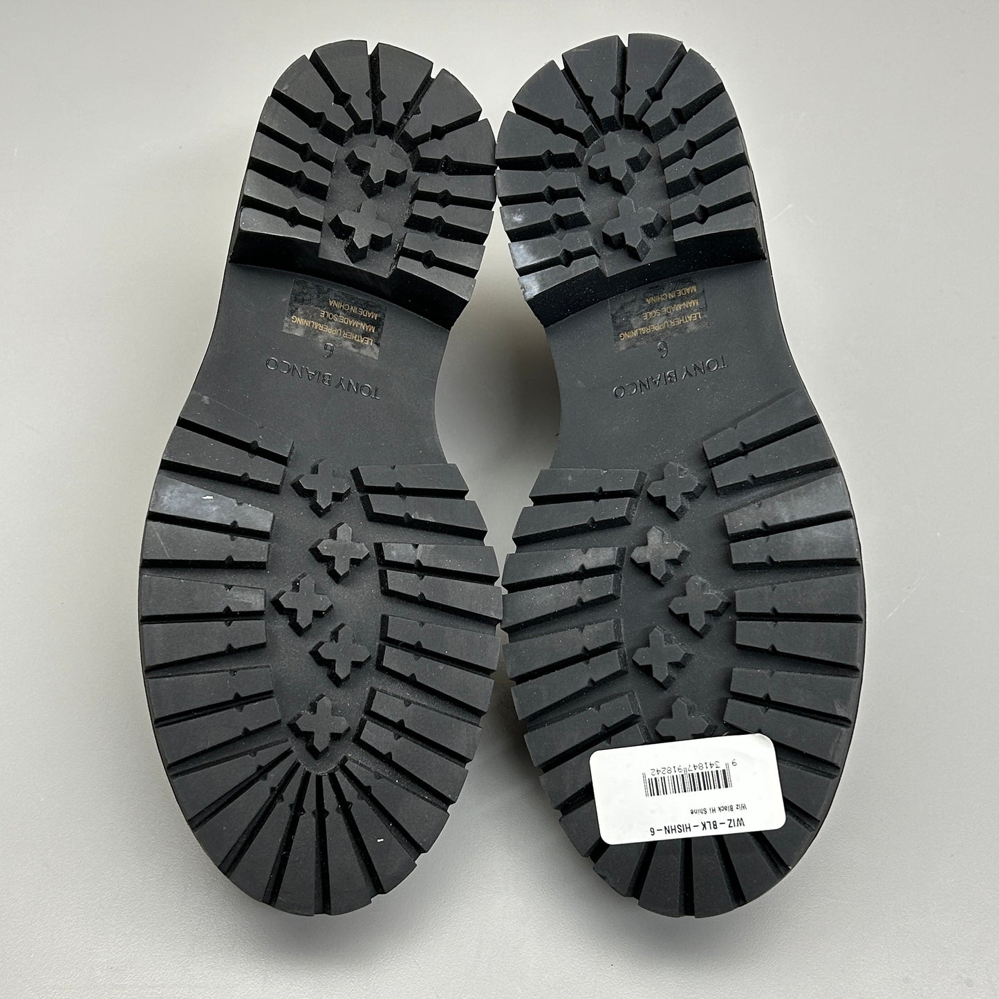 TONY BIANCO Wiz Black Hi Shine Casual Shoes Women's Sz 6 (New)