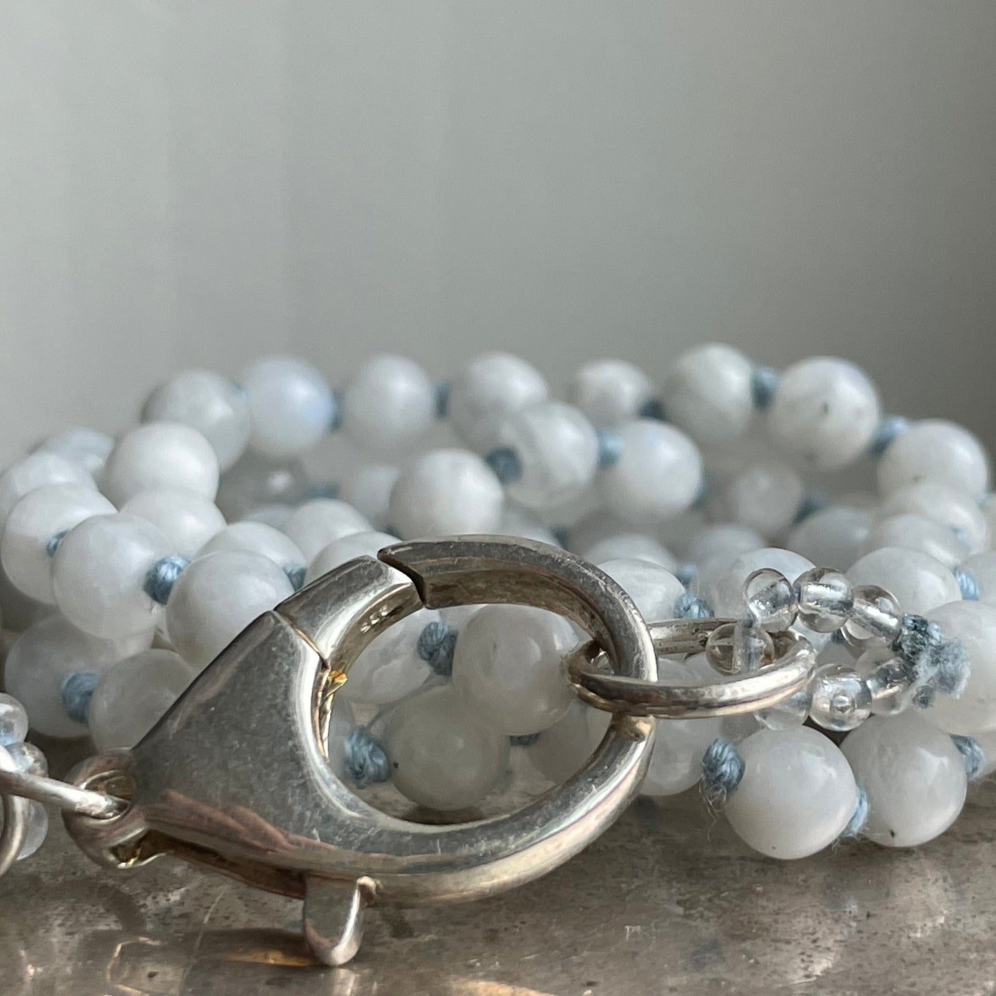Rainbow Moonstone Medium + Clasp