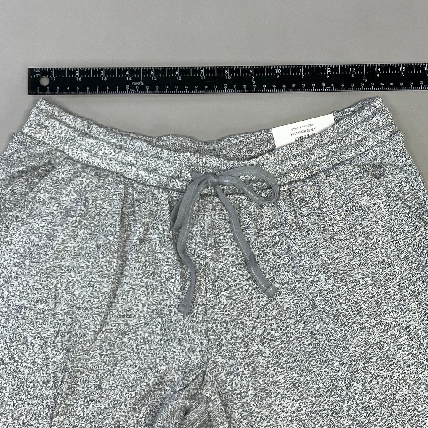 NATORI Soft Stretch Knit Lounge Pant Ankle Length Women's Sz M Heather Grey NC7208Y (New)