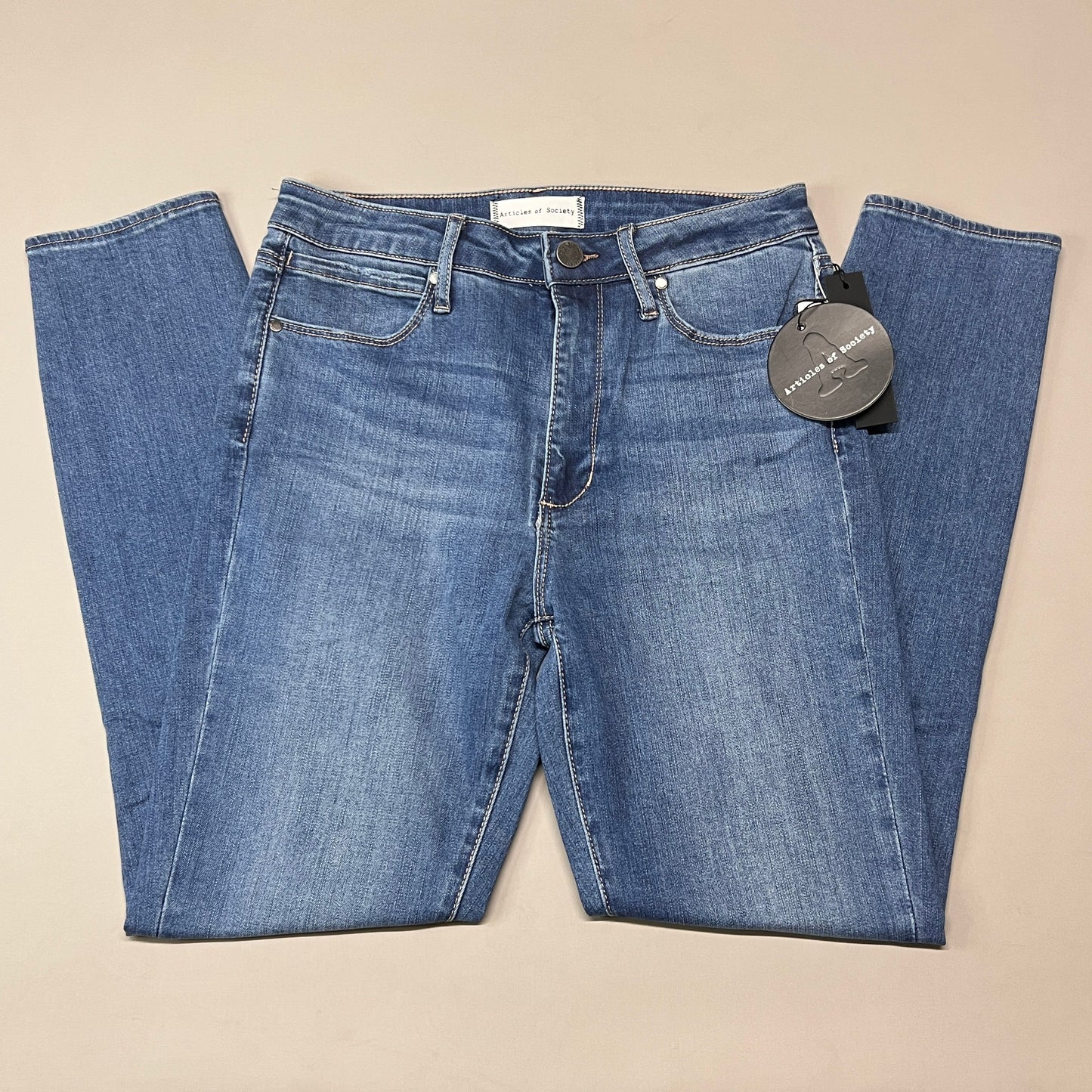 ARTICLES OF SOCIETY Pearl City Denim Jeans Women's Sz 27 Blue 4018PLV-712 (New)