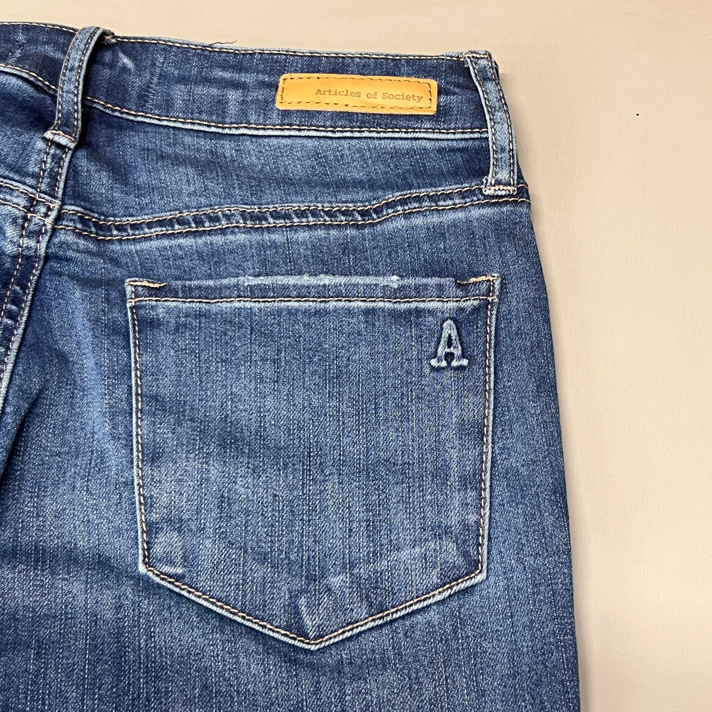 ARTICLES OF SOCIETY Pearl City Denim Jeans Women's Sz 28 Blue 4018PLV-712 (New)