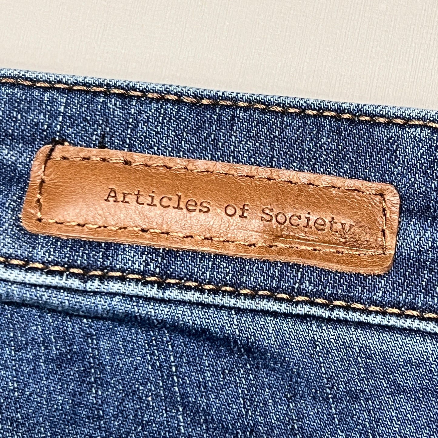 ARTICLES OF SOCIETY Hilo Ripped Denim Jeans Women's Sz 30 Blue 5350PLV-706 (New)