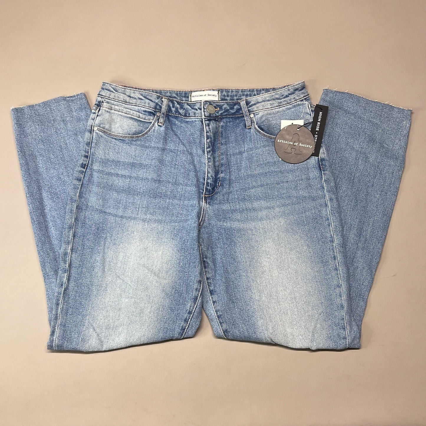 ARTICLES OF SOCIETY Orchidland Ripped Denim Jeans Women's Sz 30 Blue 4009TQ3-717 (New)