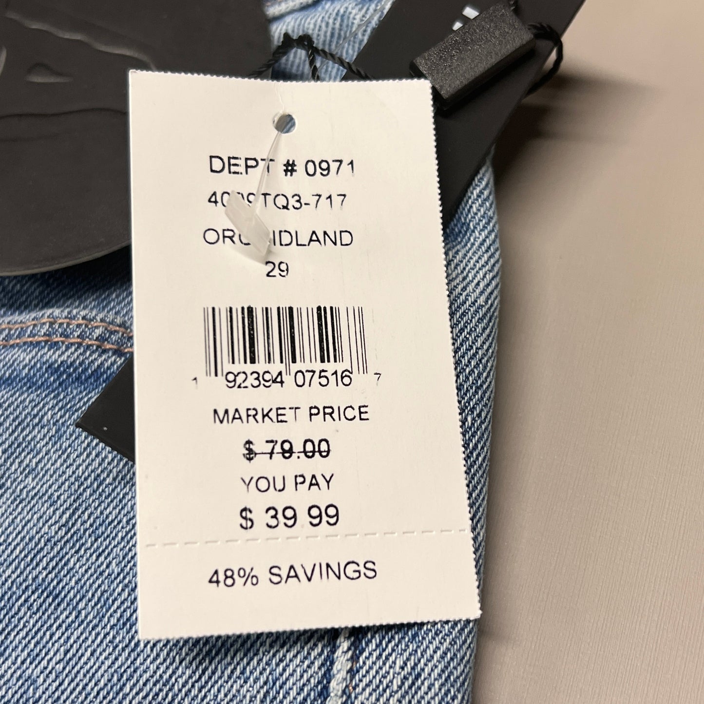 ARTICLES OF SOCIETY Orchidland Ripped Denim Jeans Women's Sz 29 Blue 4009TQ3-717 (New)