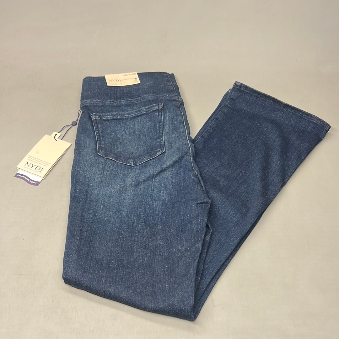 NYDJ Pull On Slim Boot Spanspring Denim Jeans Women's Sz M Kenzie MMNS8524 (new)