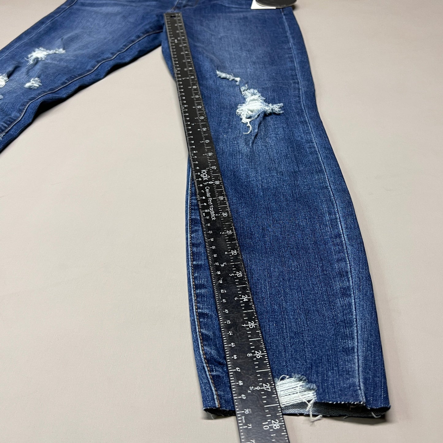 ARTICLES OF SOCIETY Hilo Ripped Denim Jeans Women's Sz 27 Blue 5350PLV-706 (New)