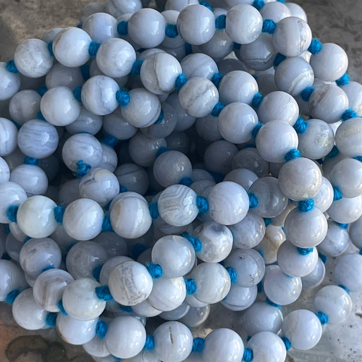 Blue Lace Agate Long