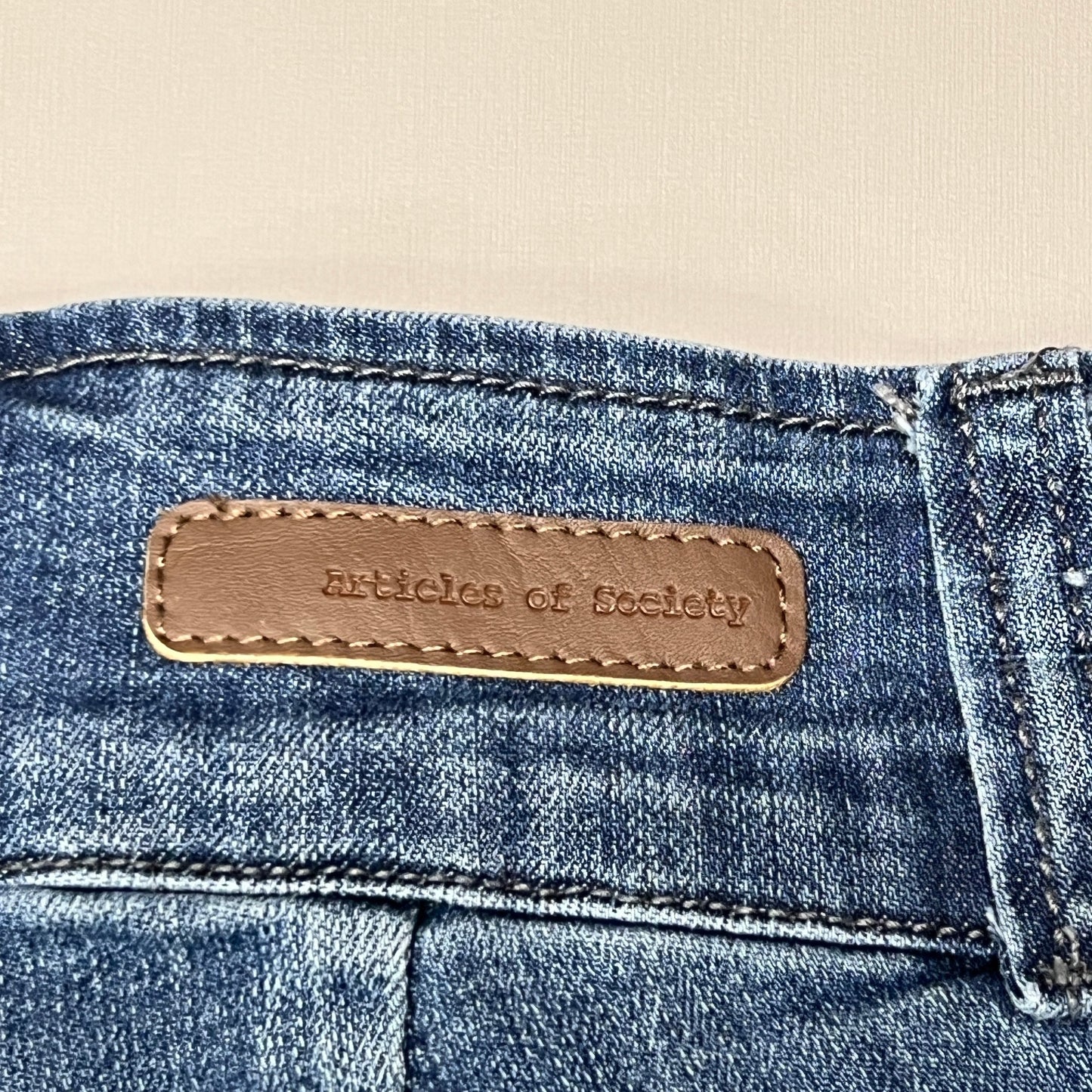 ARTICLES OF SOCIETY Village Park Denim Jeans Women's Sz 27 Blue 4488PLV-731 (New)
